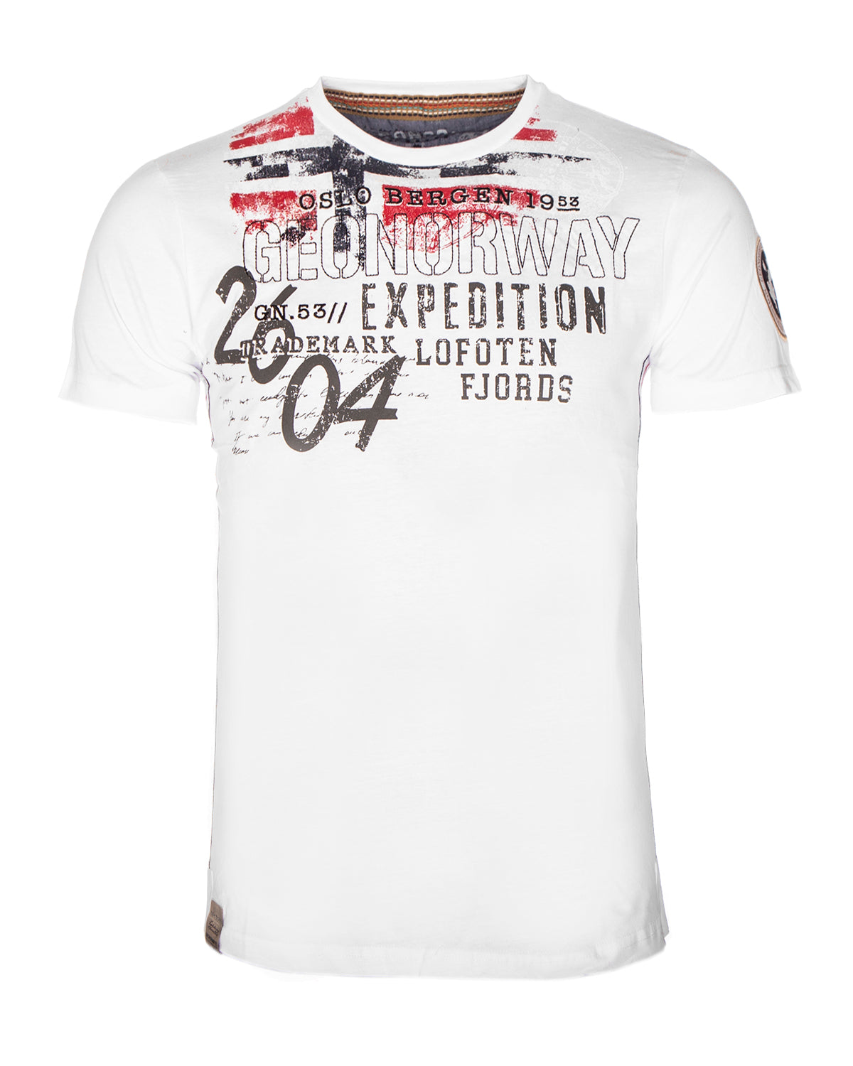 Geographical Norway Jelegant t-paita - Valkoinen 2XL