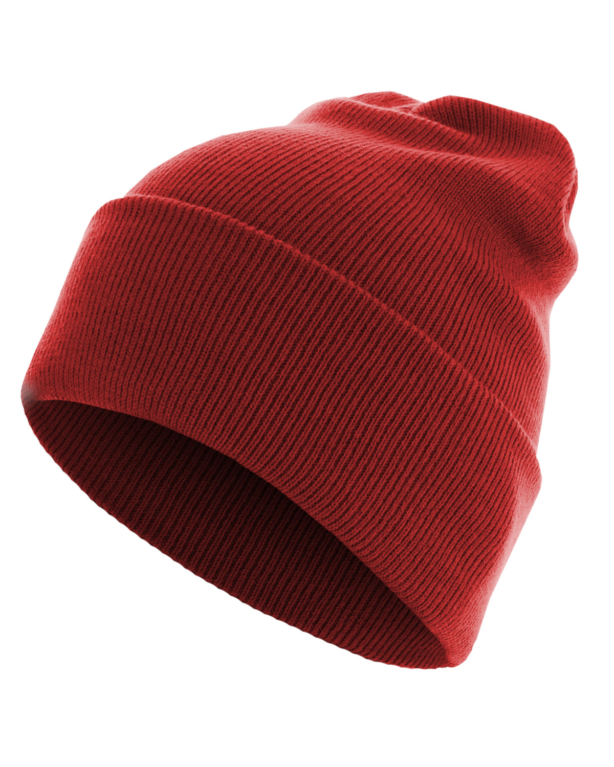 Flap Long beanie Red