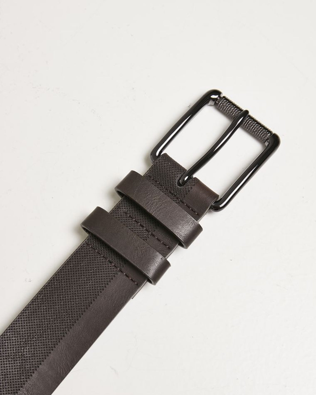 Urban Classics Imitation basic keinonahkavyö - Ruskea