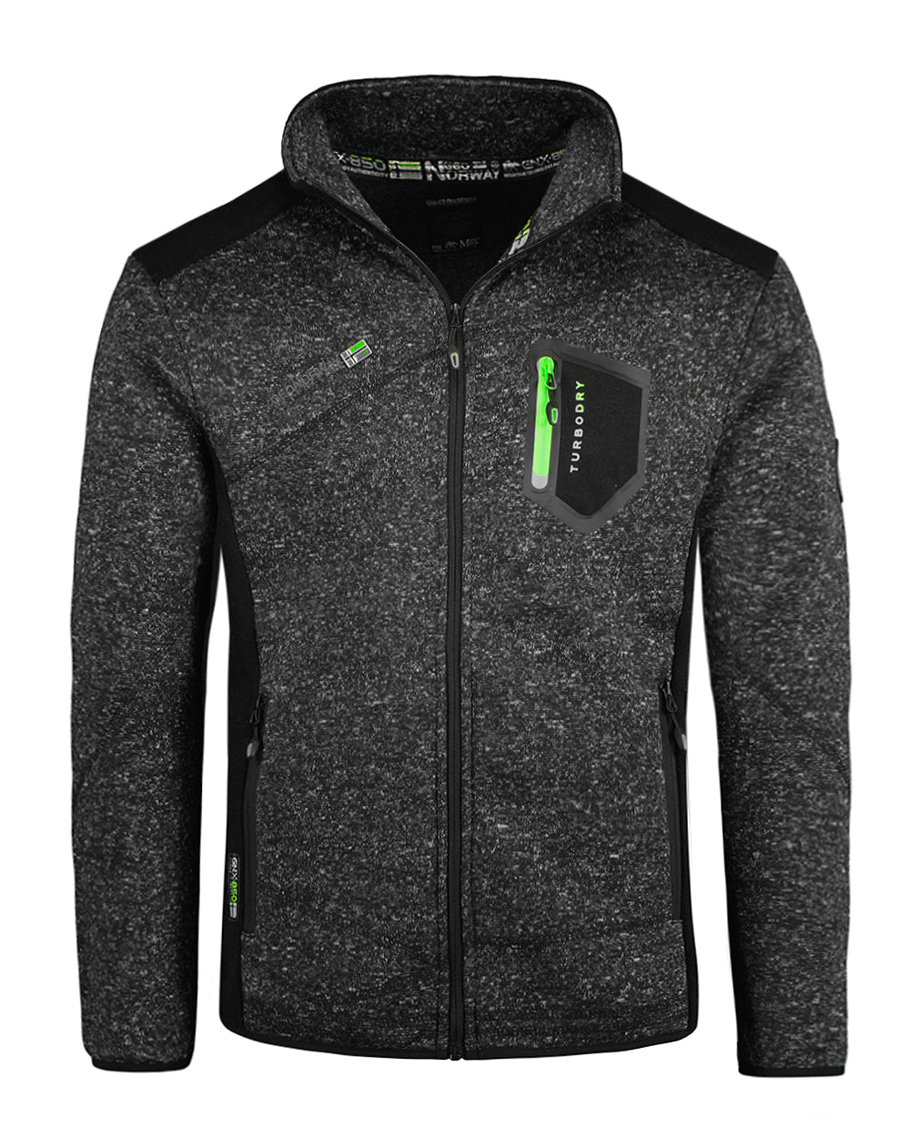 Geographical Norway Urval fleecetakki - Musta