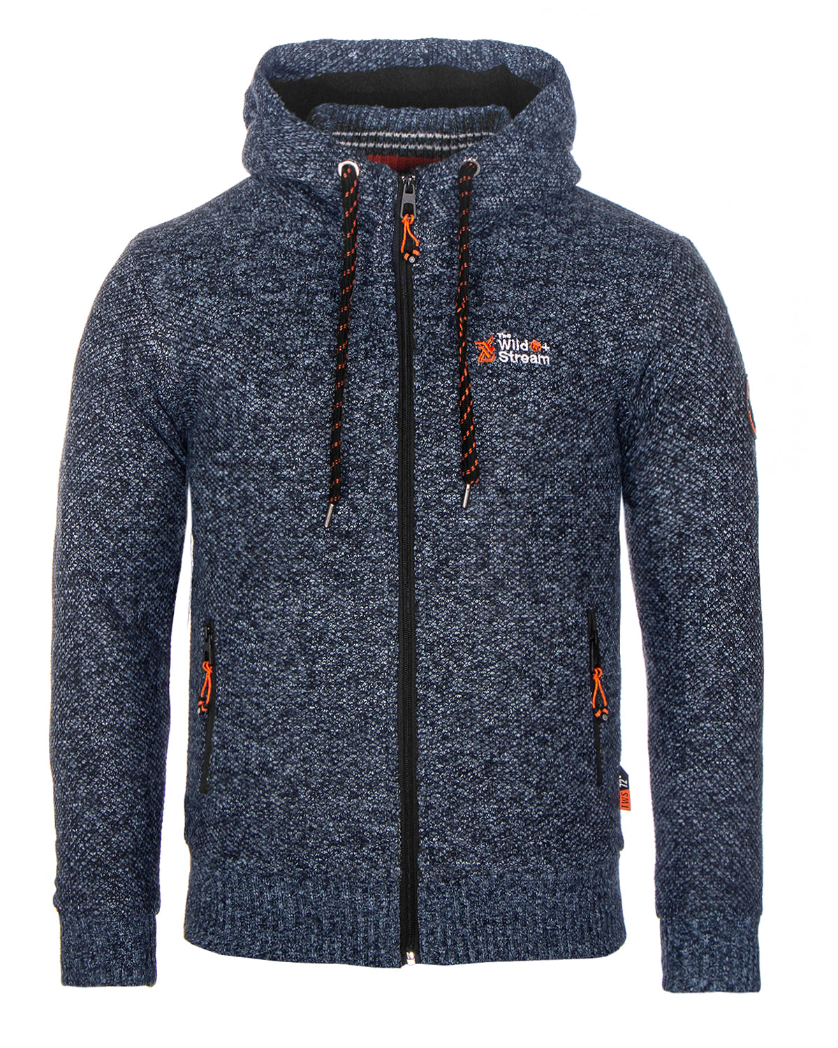 MZ72 Brand Italo vuorellinen huppari - Sininen/Musta