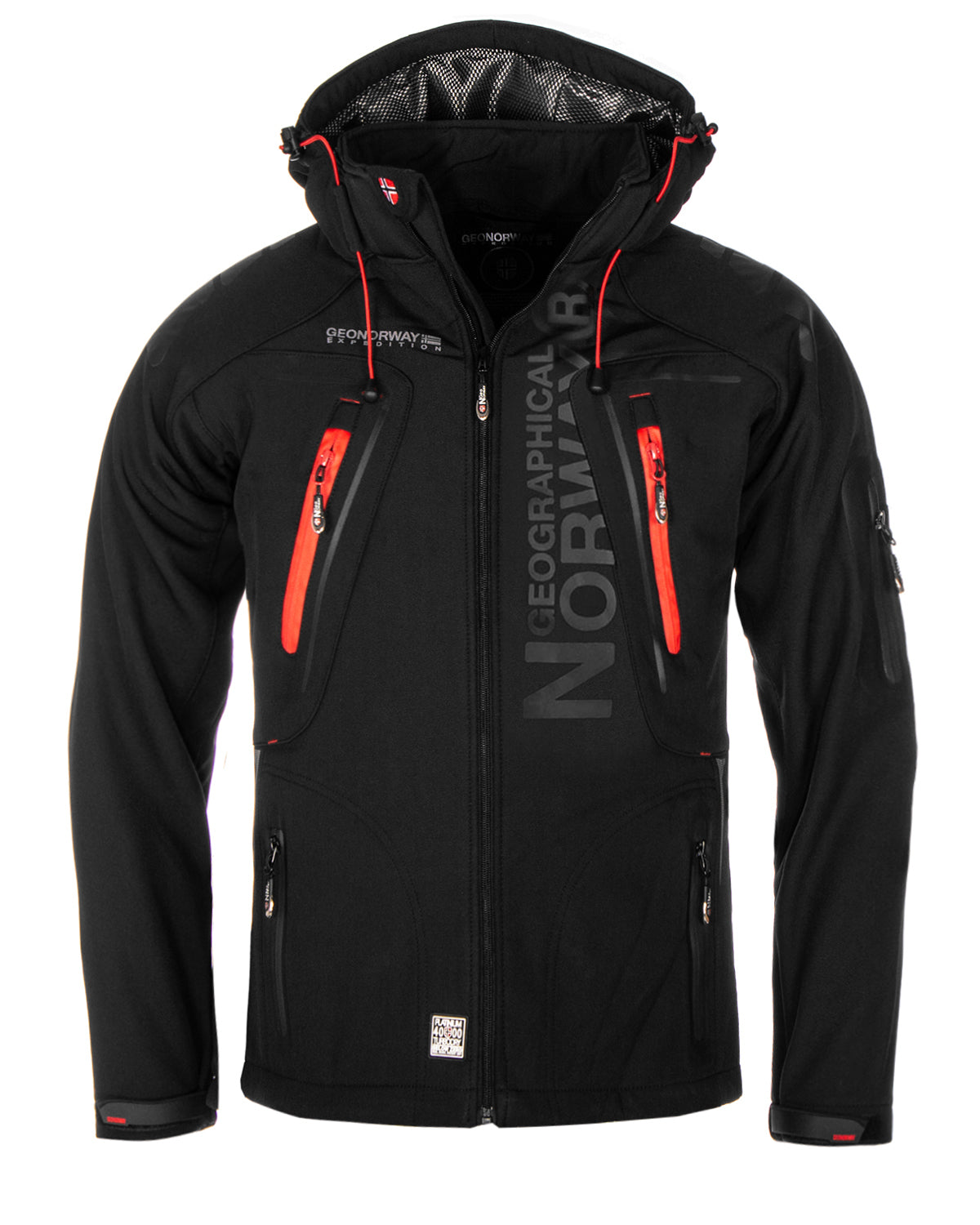 Geographical Norway Tambour-taco softshelltakki - Musta