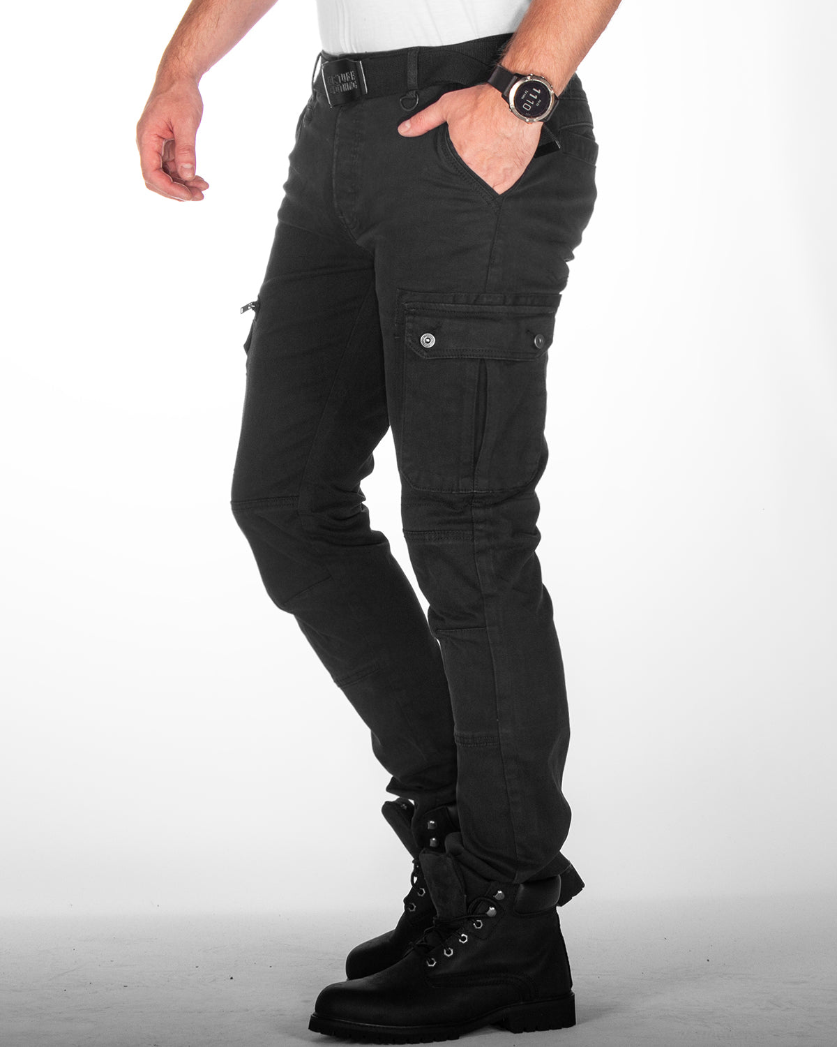 MZ72 Brand Eclair reisitaskuhousut - Musta L32