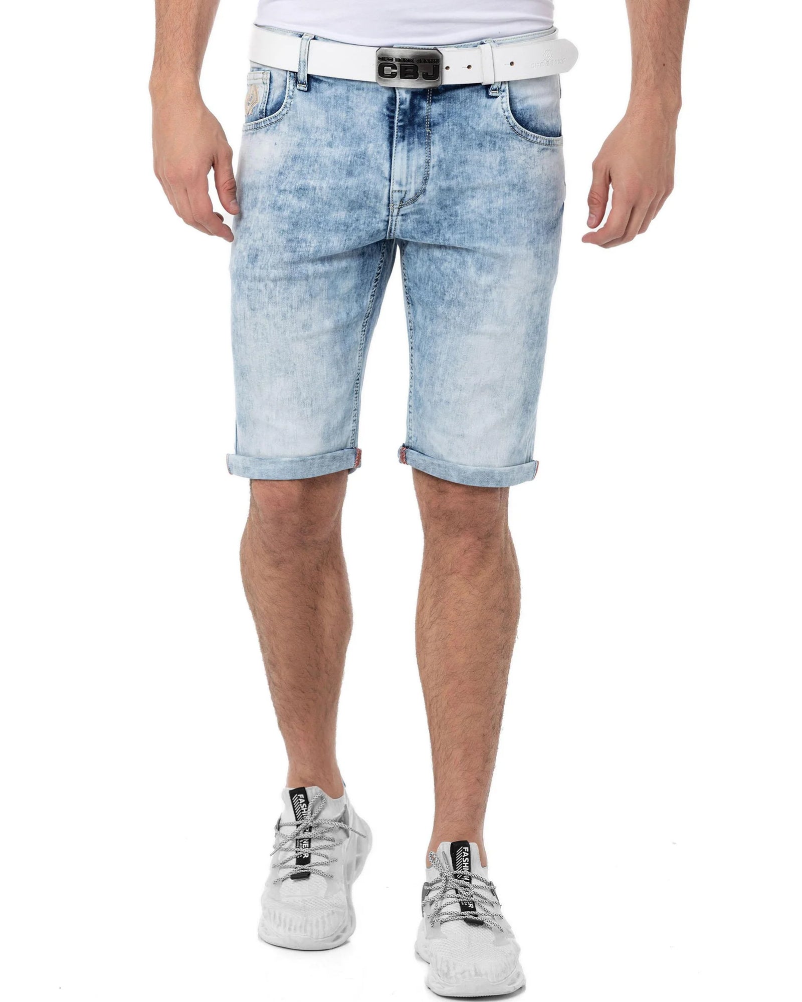 Cipo & Baxx CK266 Simon farkkushortsit - Vaaleansininen