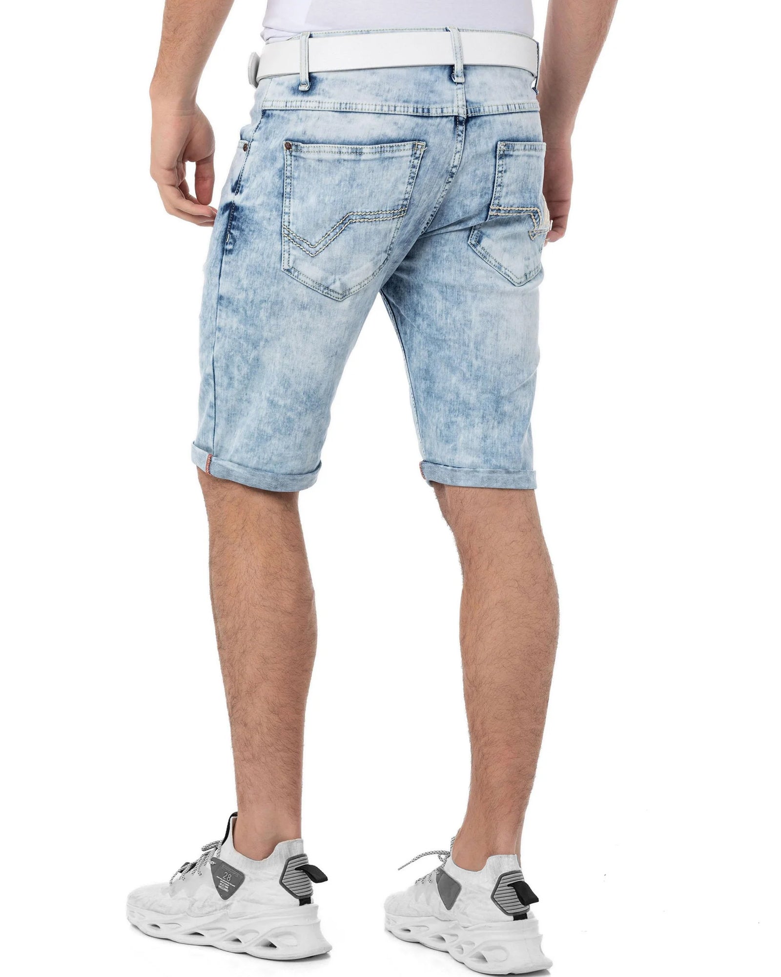 Cipo & Baxx CK266 Simon farkkushortsit - Vaaleansininen