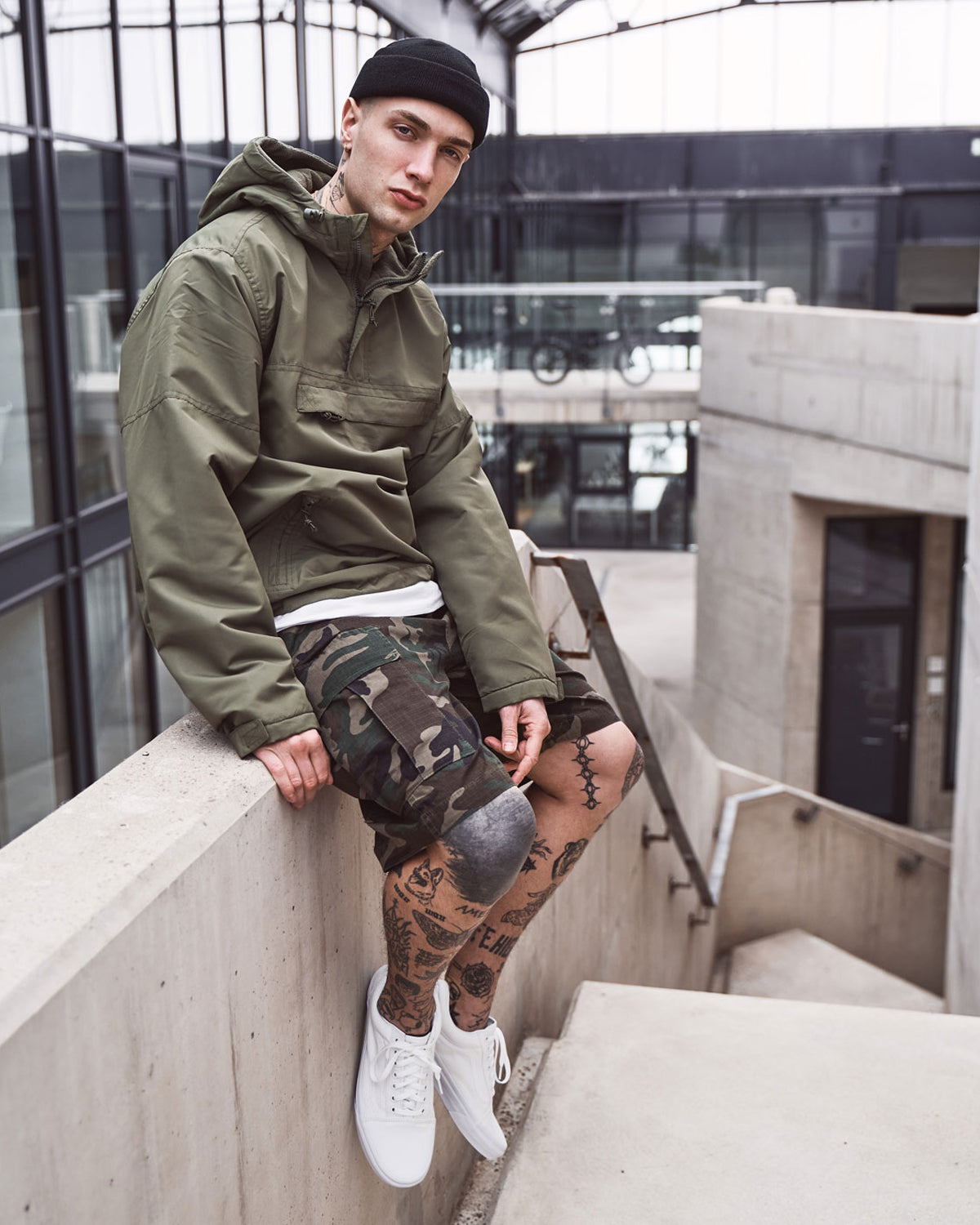 Brandit BDU Ripstop reisitaskushortsit - Camo