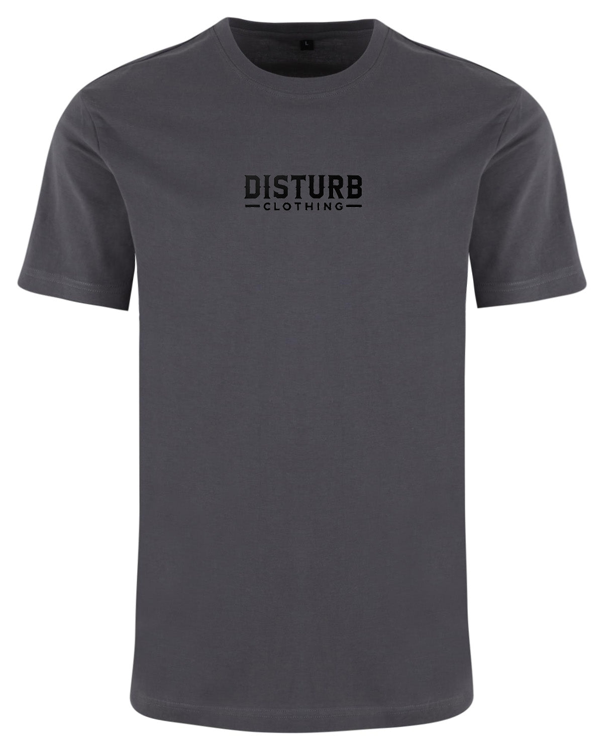 Disturb Clothing Disturb Chest t-paita #Väri_Tummanharmaa