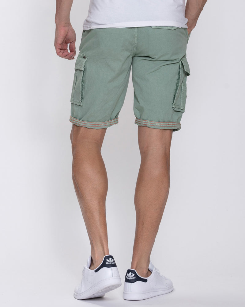 MZ72 Brand Fever reisitaskushortsit - Vaaleanvihreä