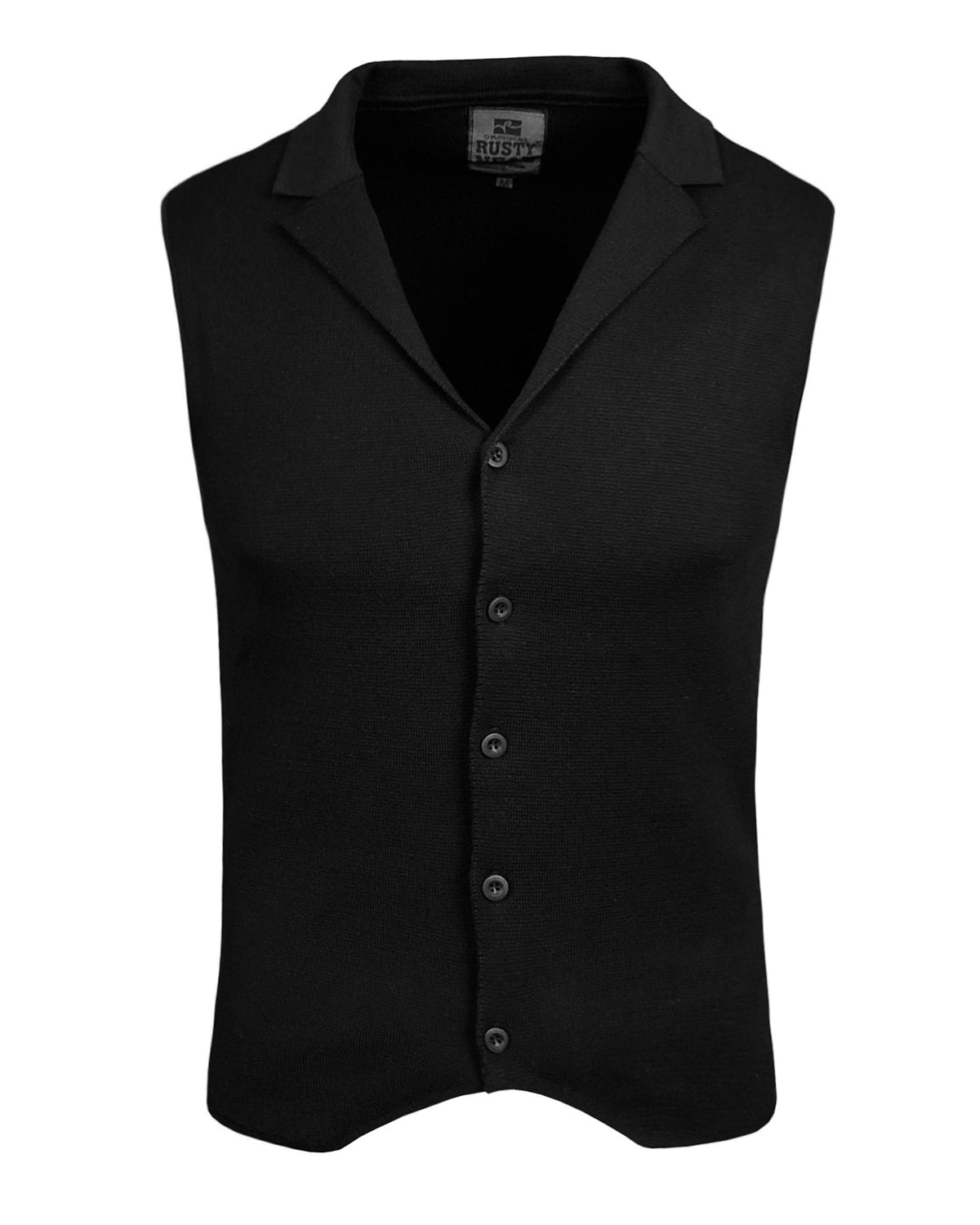 Rusty Neal Aaron neuleliivi - Musta