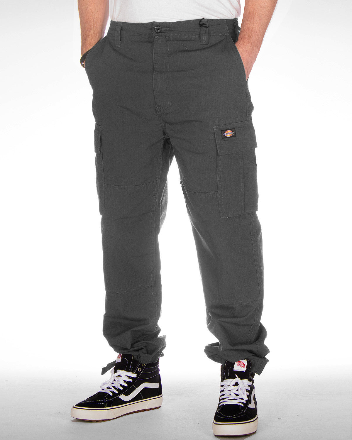 Dickies Eagle Bend housut - Tummanharmaa W40