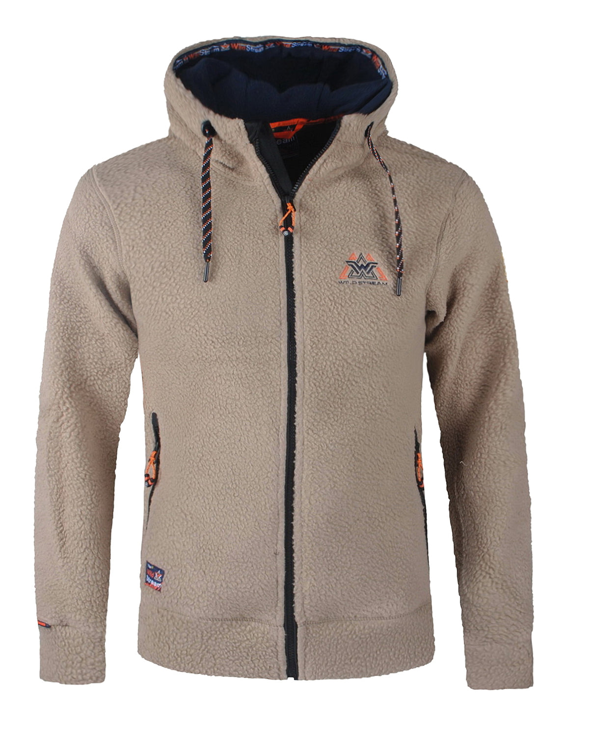 Kapuzenpullover Teddy Pullover Herren Beige Teddy Herren Teddy