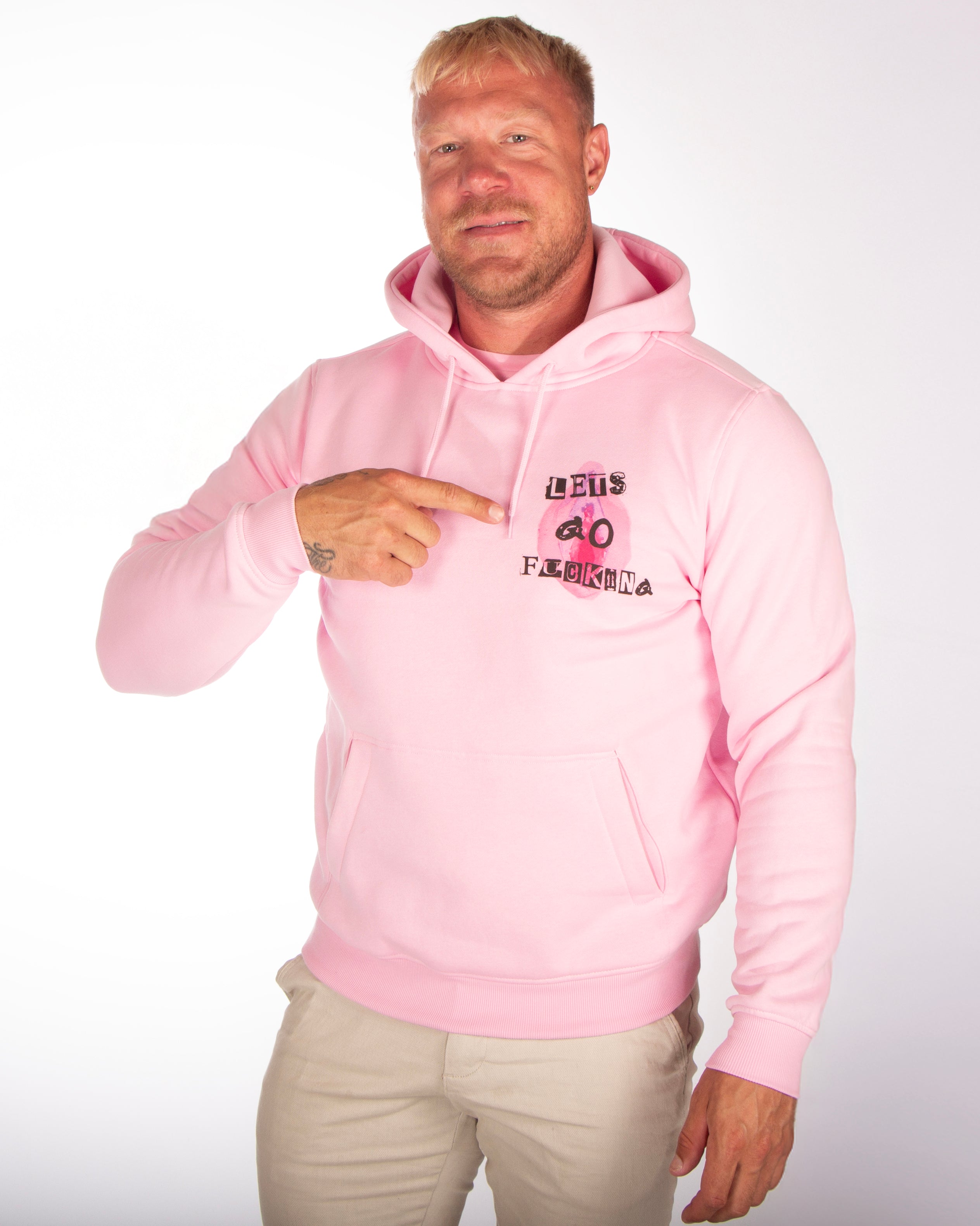 Höpö v#tun Masa hoodie - Rosa