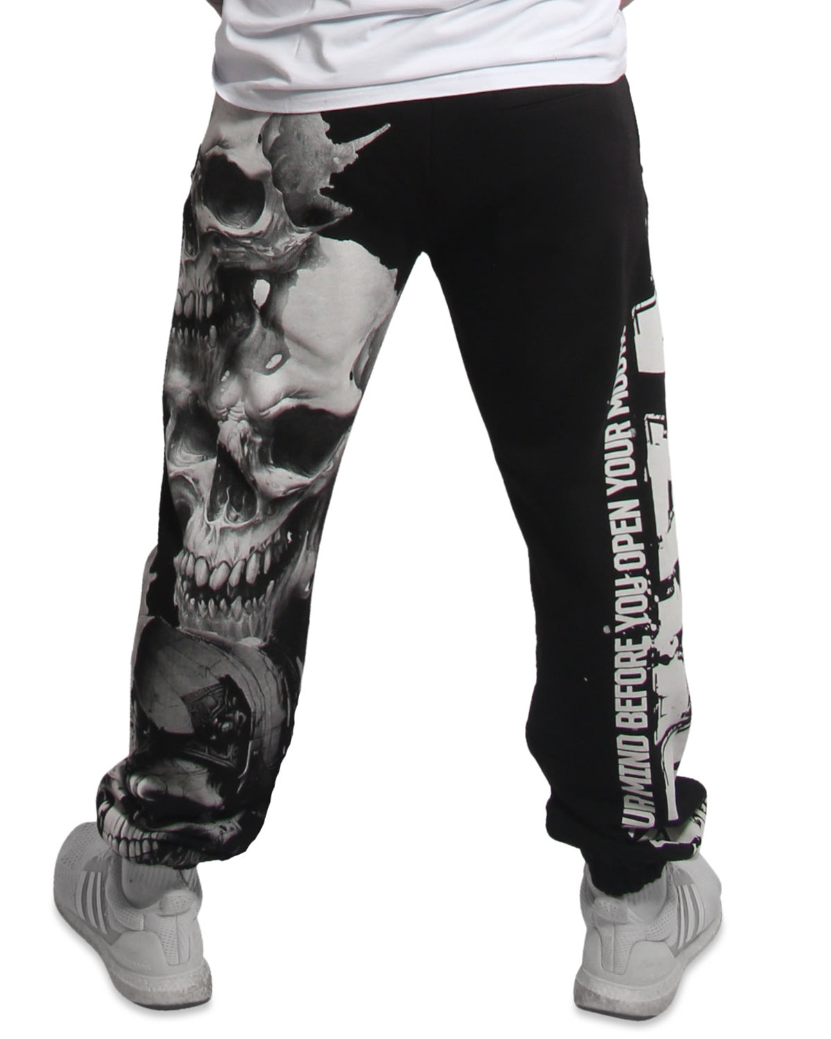 Yakuza Ink Mouth Loose collegehousut - Musta