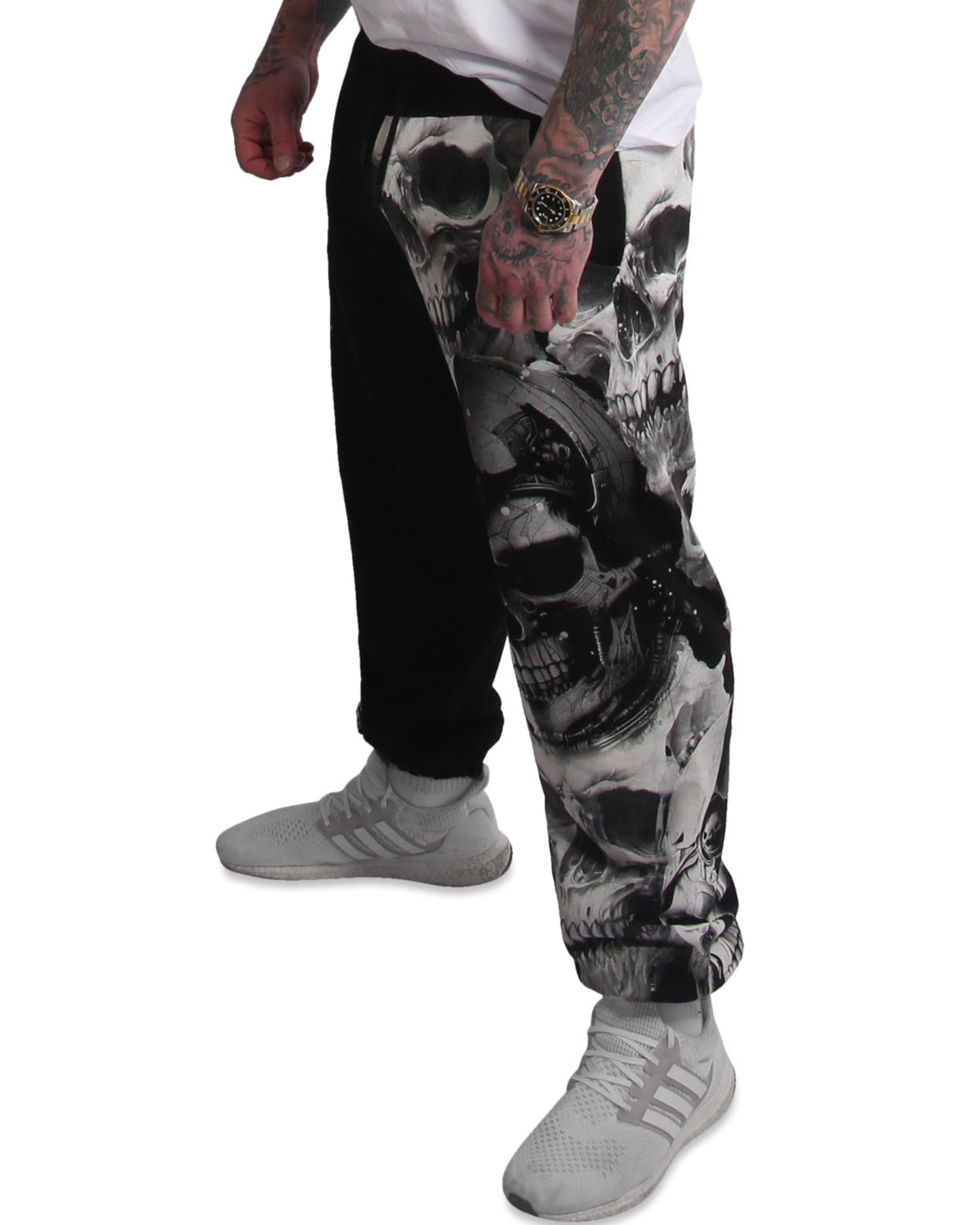 Yakuza Ink Mouth Loose collegehousut - Musta