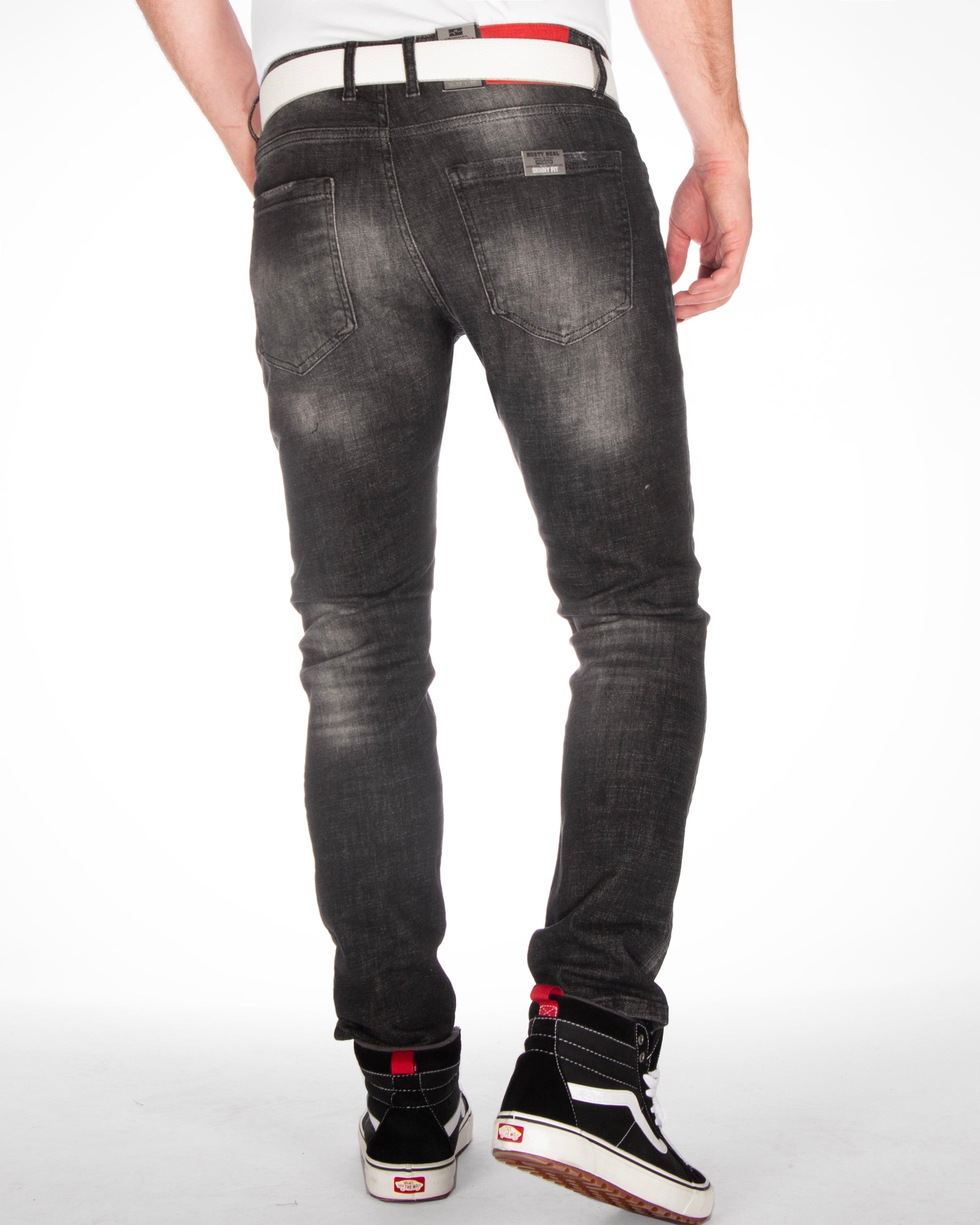 Rusty Neal Kuze farkut - Tummanharmaa