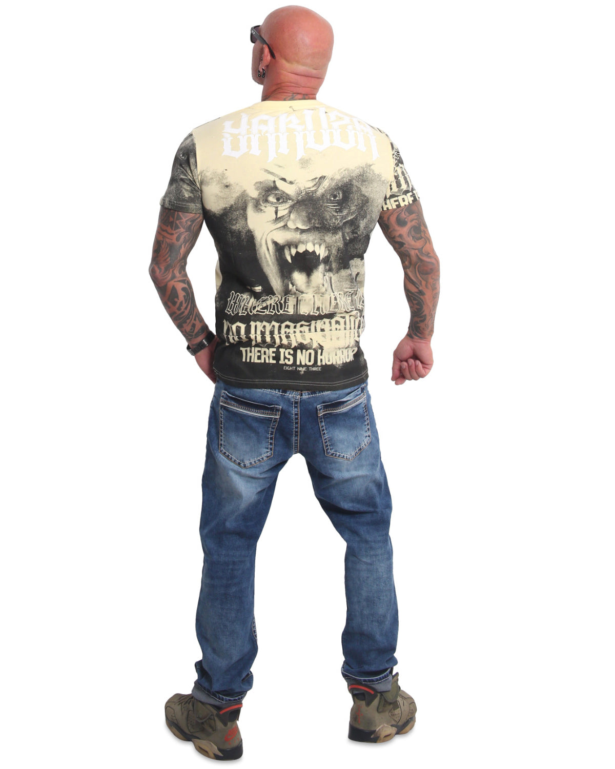 Yakuza Ink Horror t-paita - Keltainen