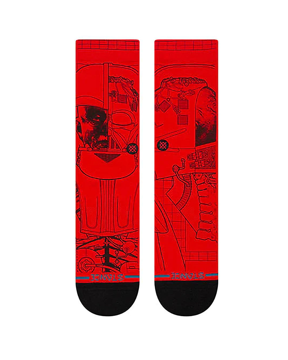 Stance Vader SW Crew sukat - Punainen