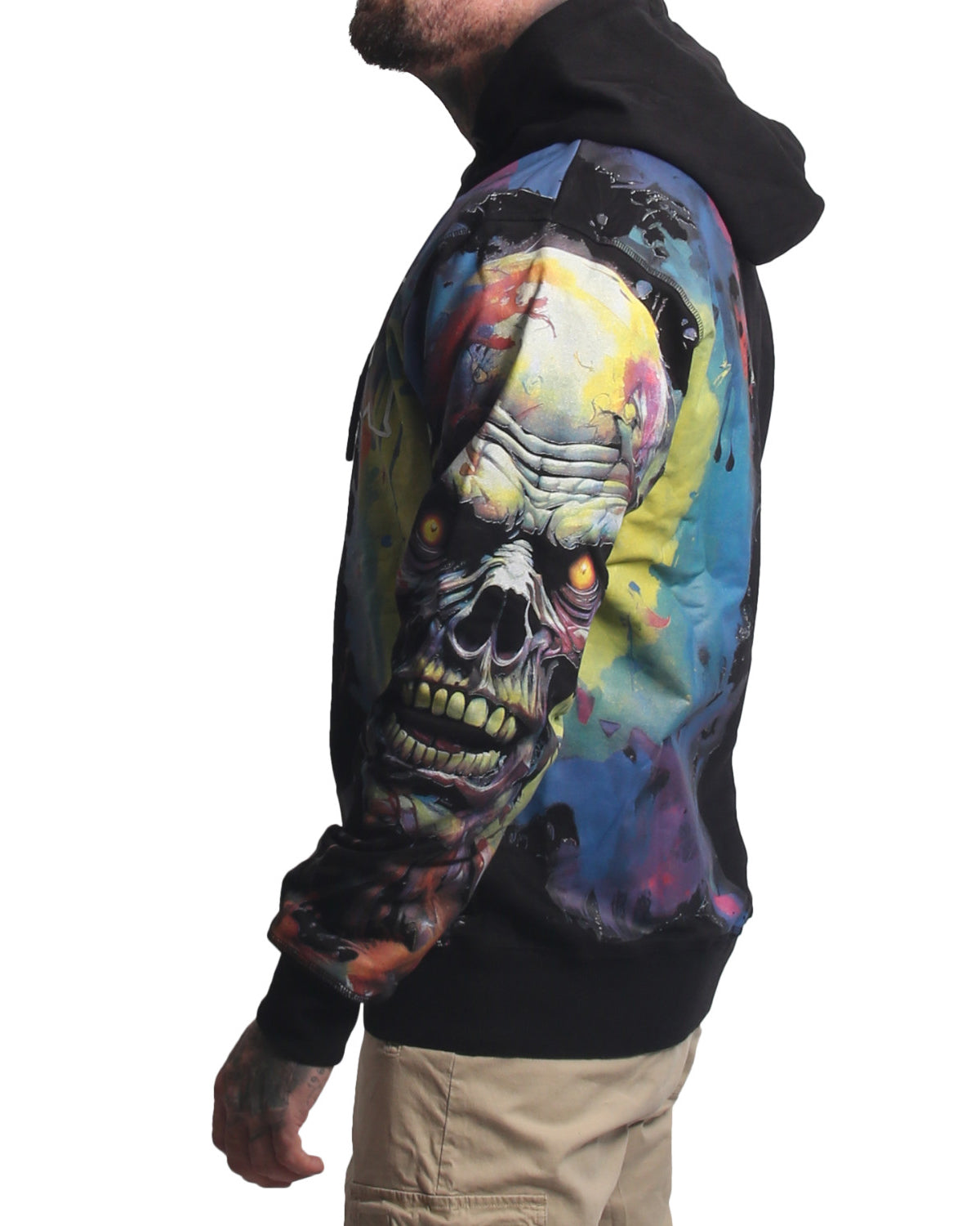 Yakuza Ink Zombie huppari - Musta