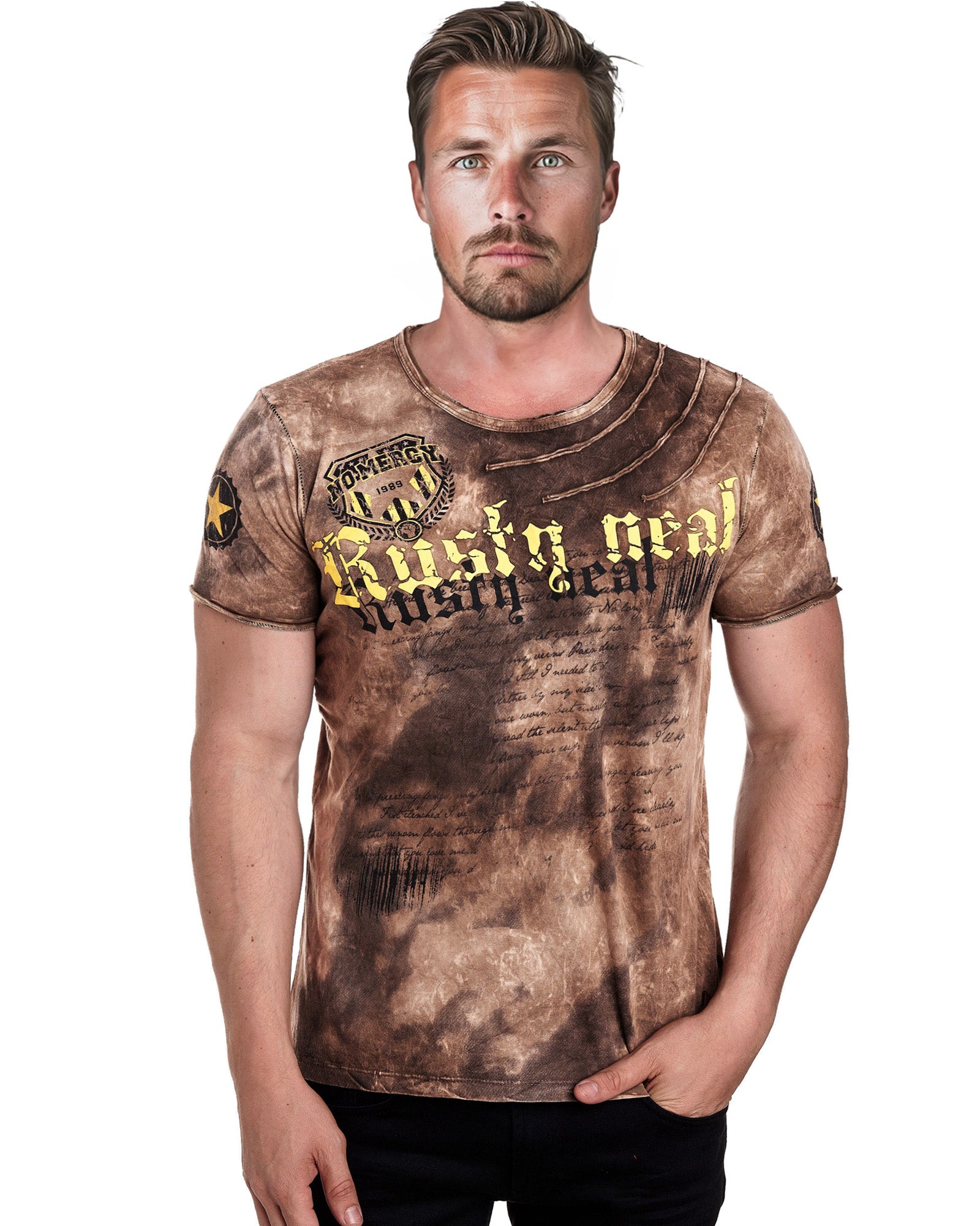 Rusty Neal Dawson t-paita - Ruskea