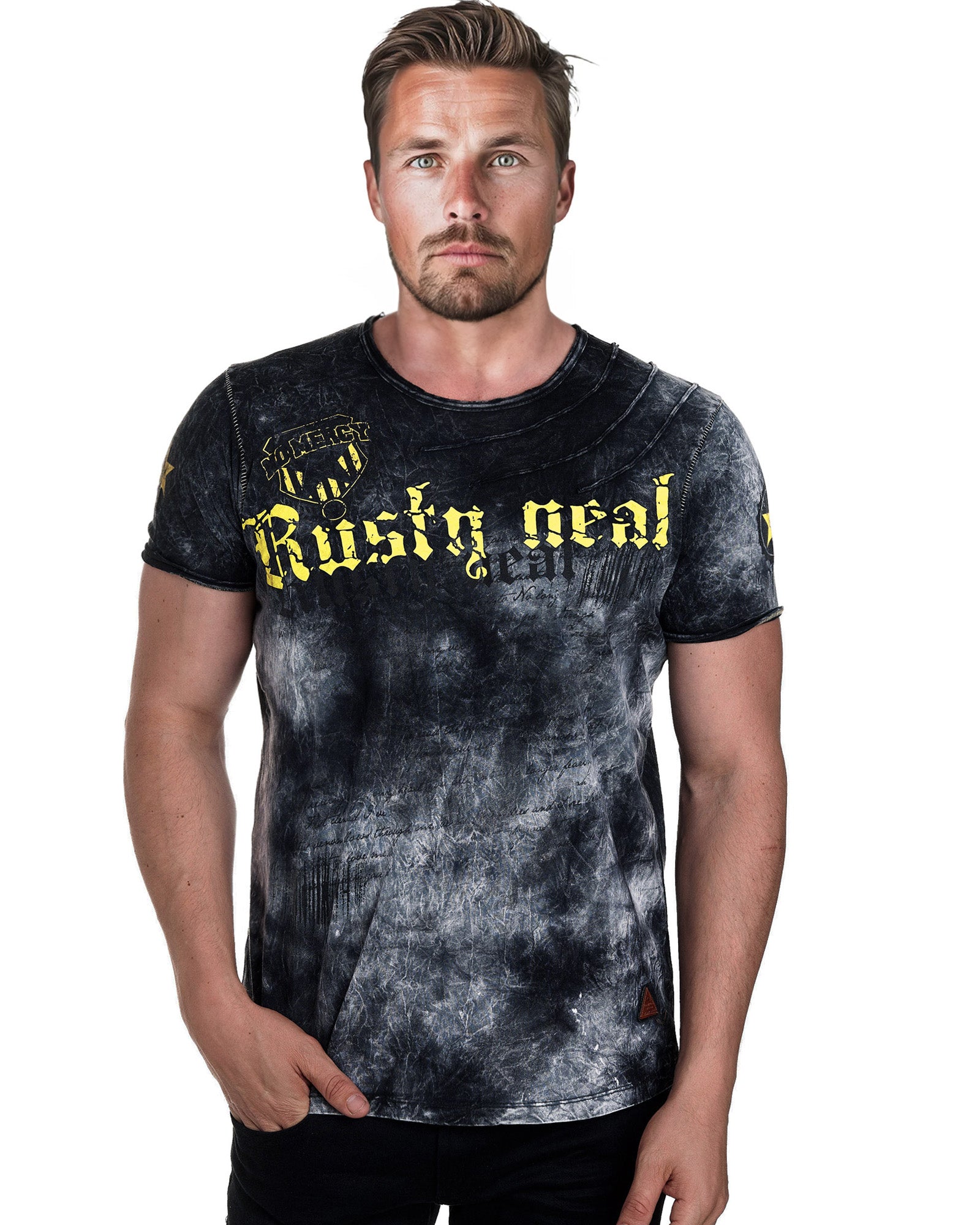Rusty Neal Dawson t-paita - Tummanharmaa