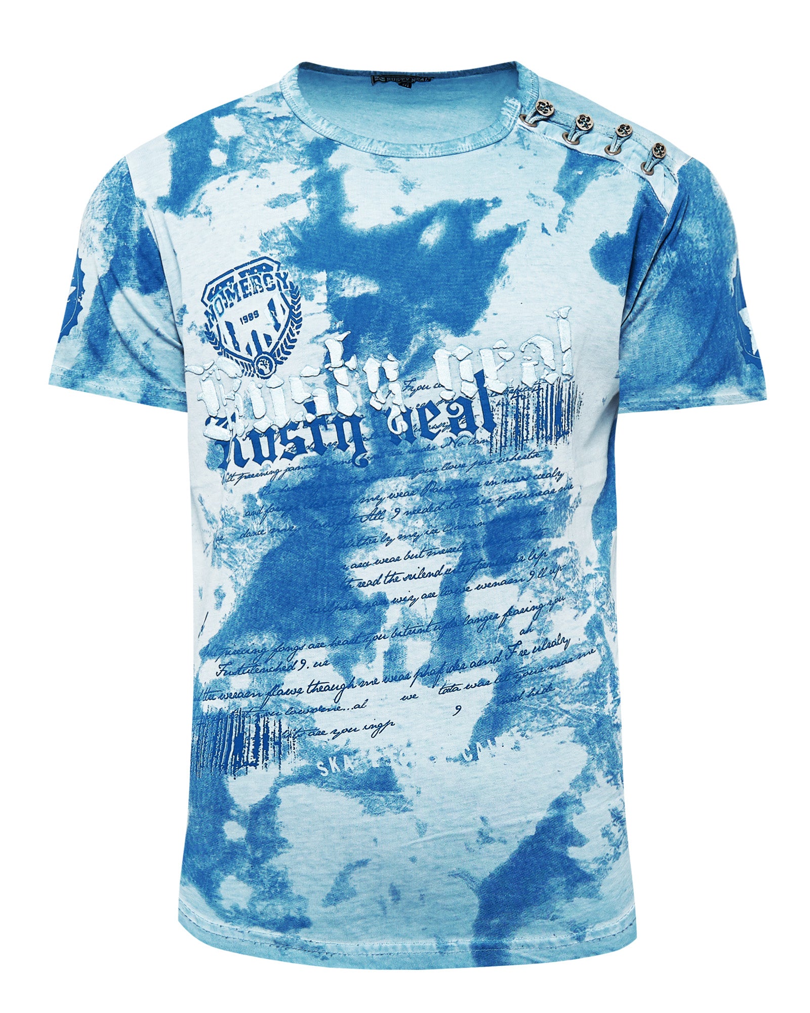 Rusty Neal Godric t-paita- Sininen