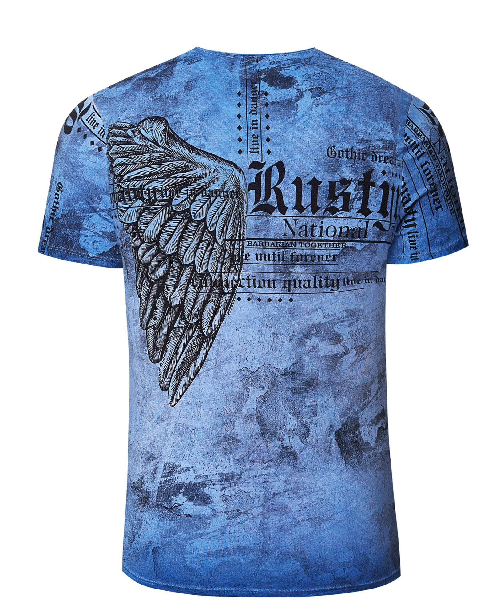 Rusty Neal Gothik t-paita - Sininen