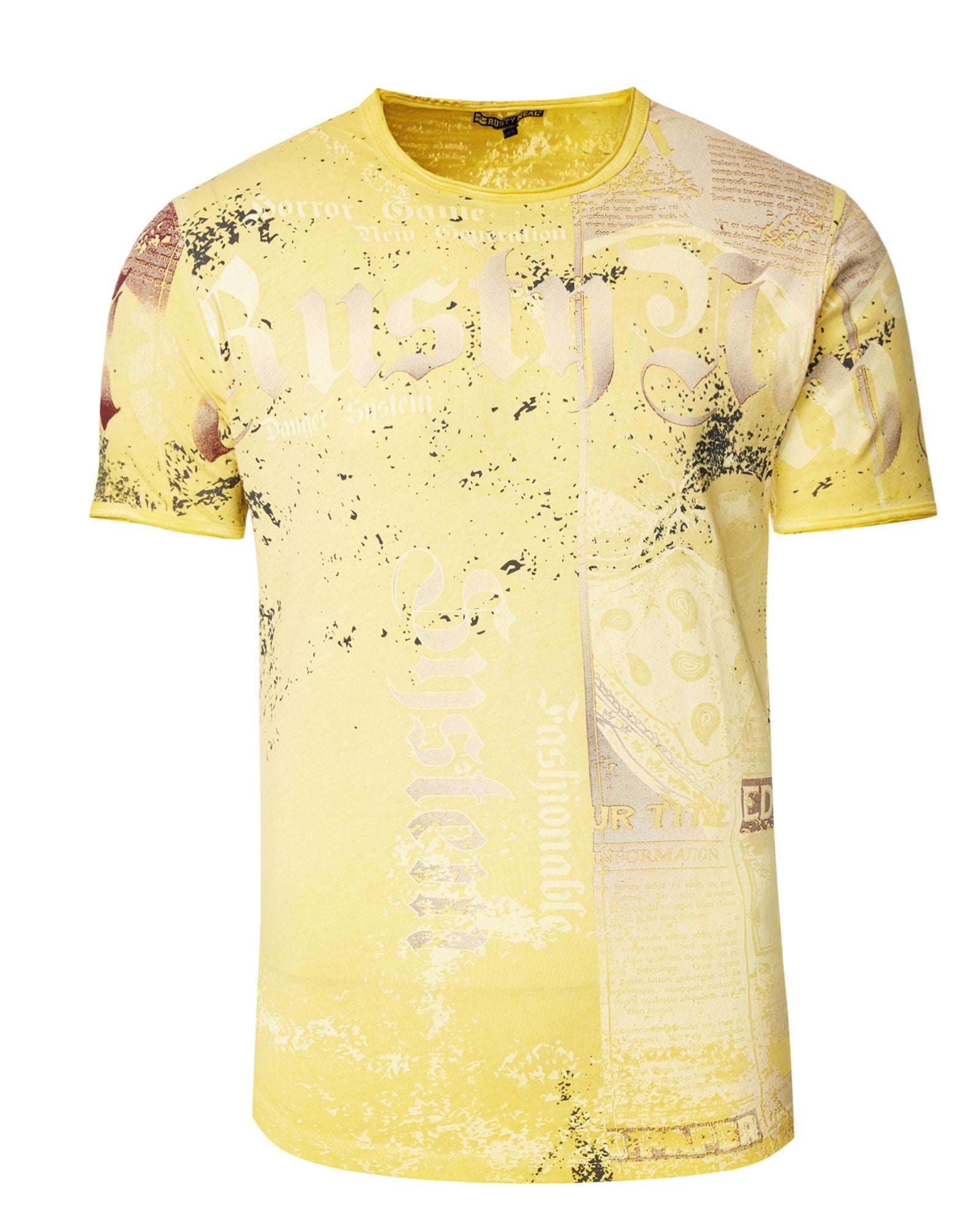 Rusty Neal System t-paita - Keltainen