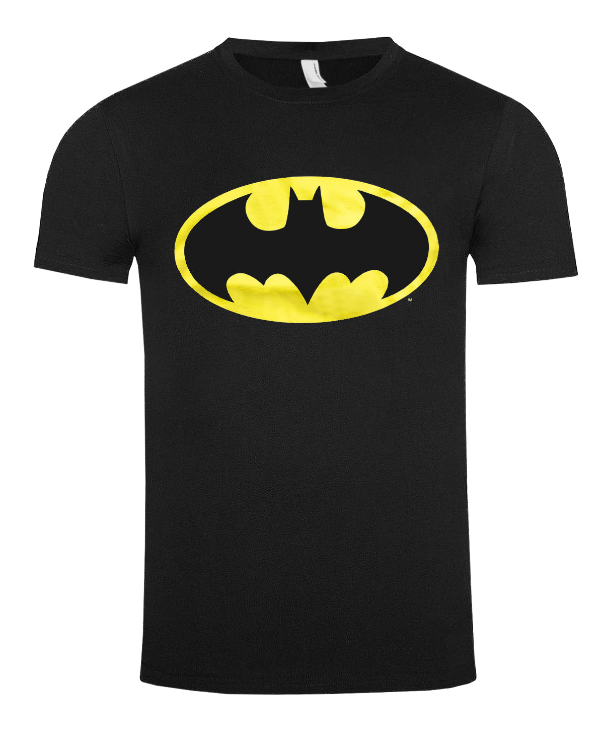 Print Shirt Batman signal t-paita - Musta