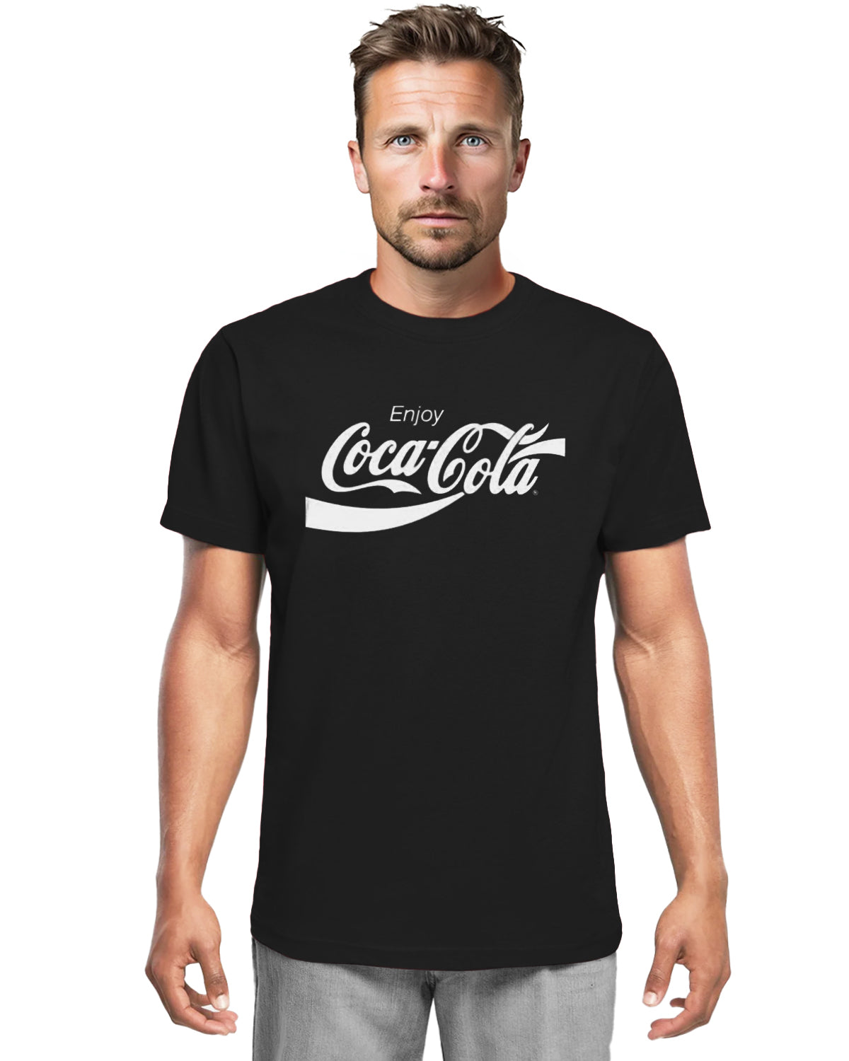 Urban Classics Coca Cola t-paita - Musta