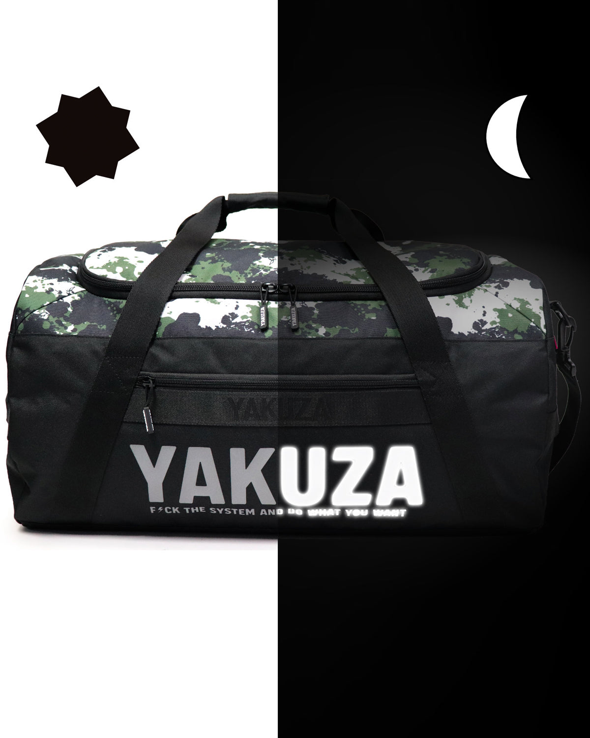 Yakuza Ink Tweak weekender laukku - Musta