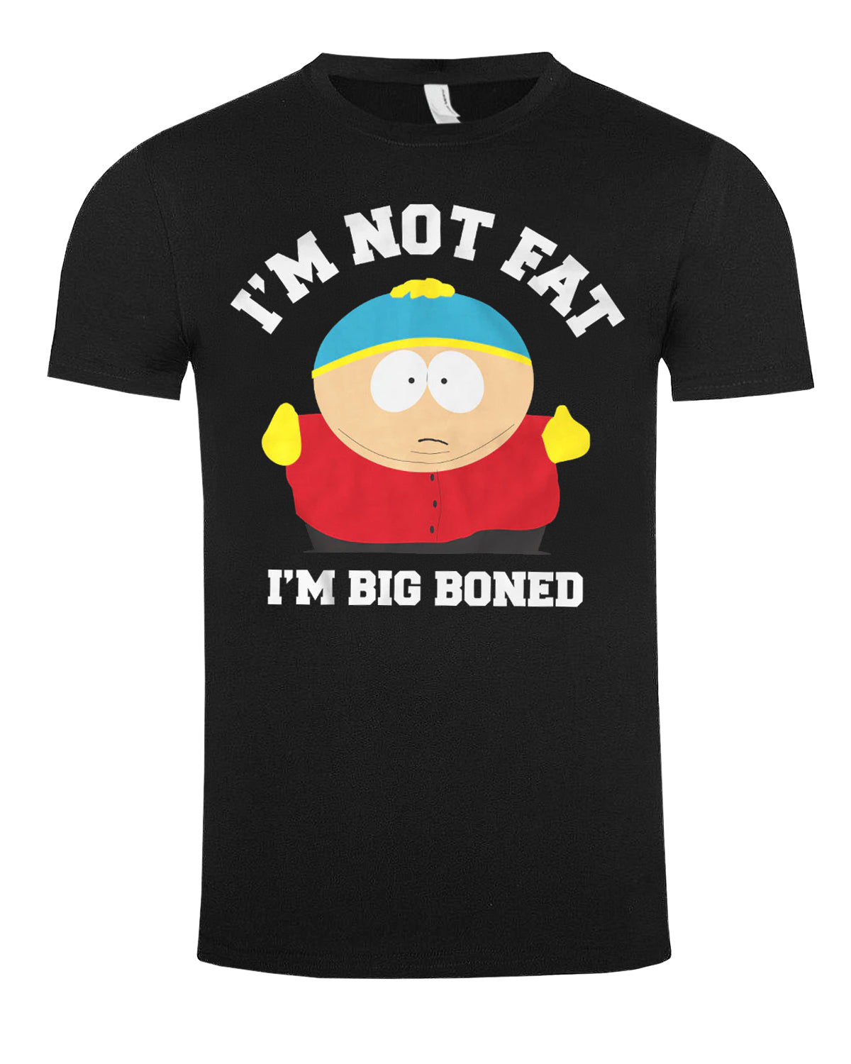 Print Shirt I`m Big Boned t-paita - Musta