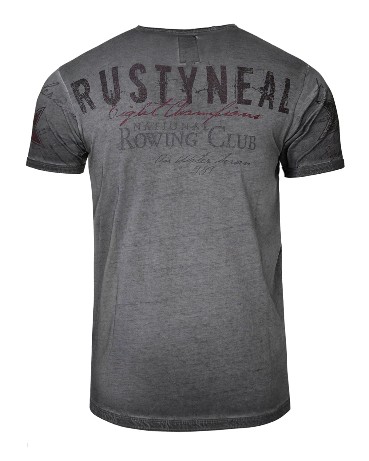Rusty Neal Larry t-paita - Tummanharmaa