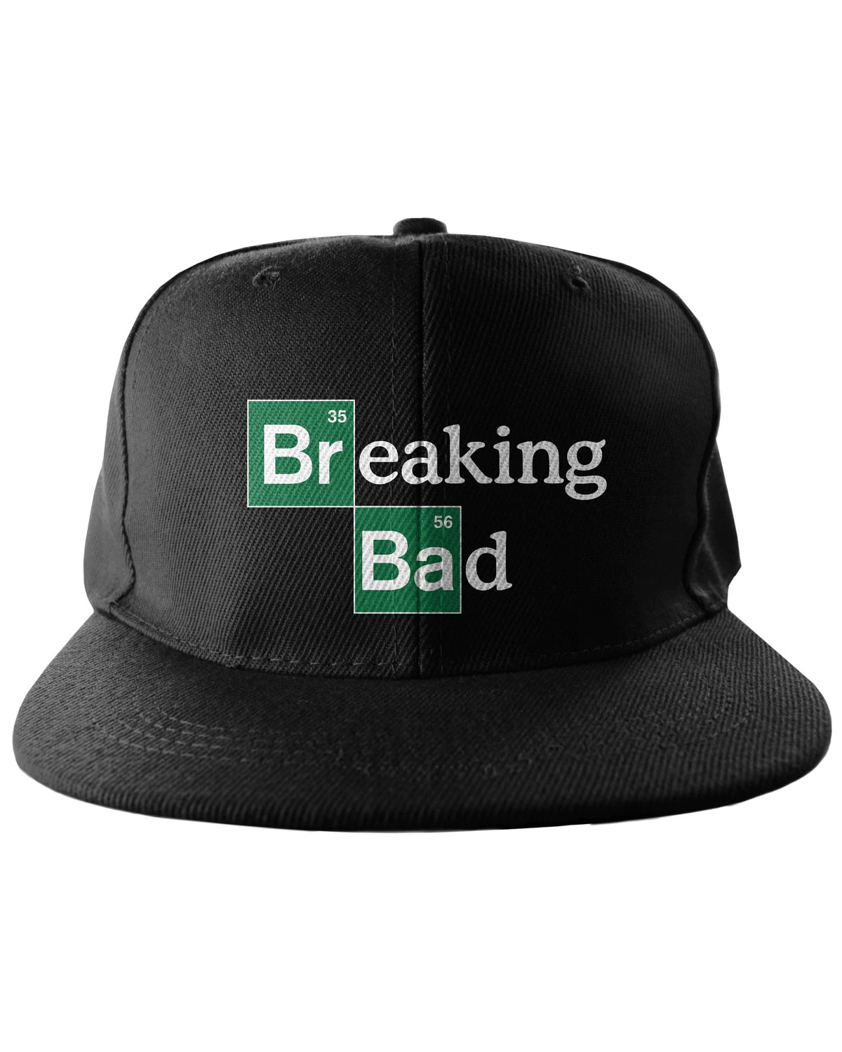 Print Shirt Breaking Bad logo snapback - Musta