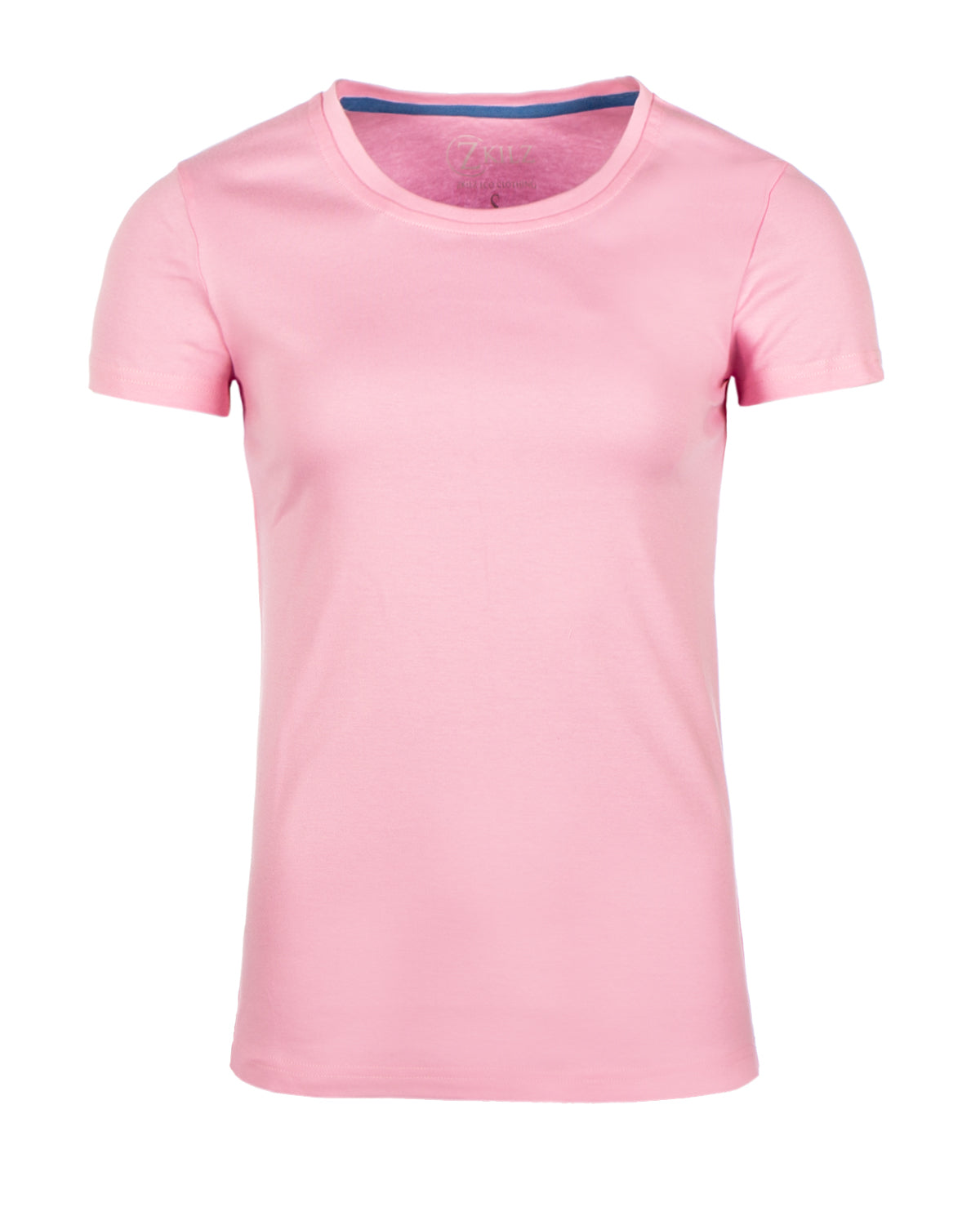 Zkilz Eco Clothing Luomupuuvilla w t-paita - Vaaleanpunainen