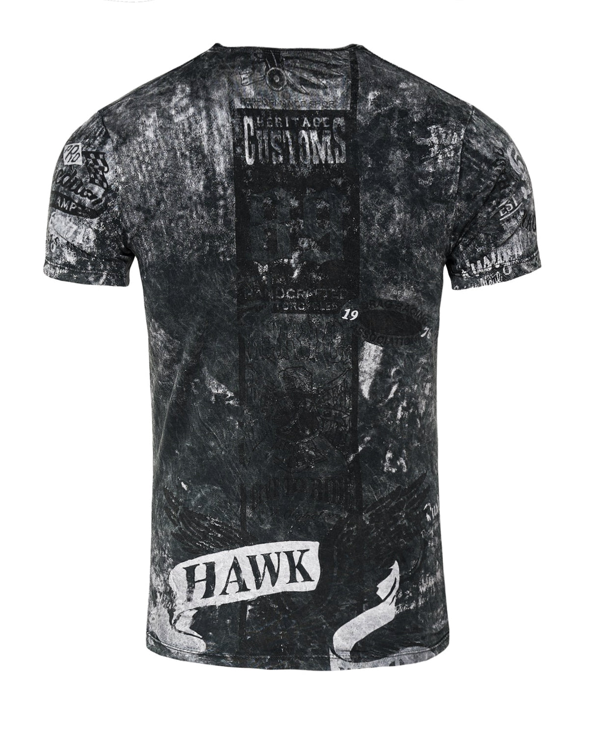 Rusty Neal Hawk t-paita - Tummanharmaa