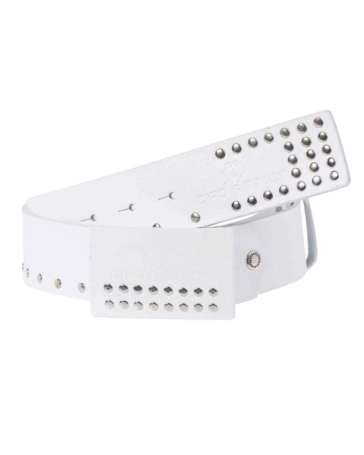 Cipo & Baxx CG163 Rock nahkavyö - Valkoinen