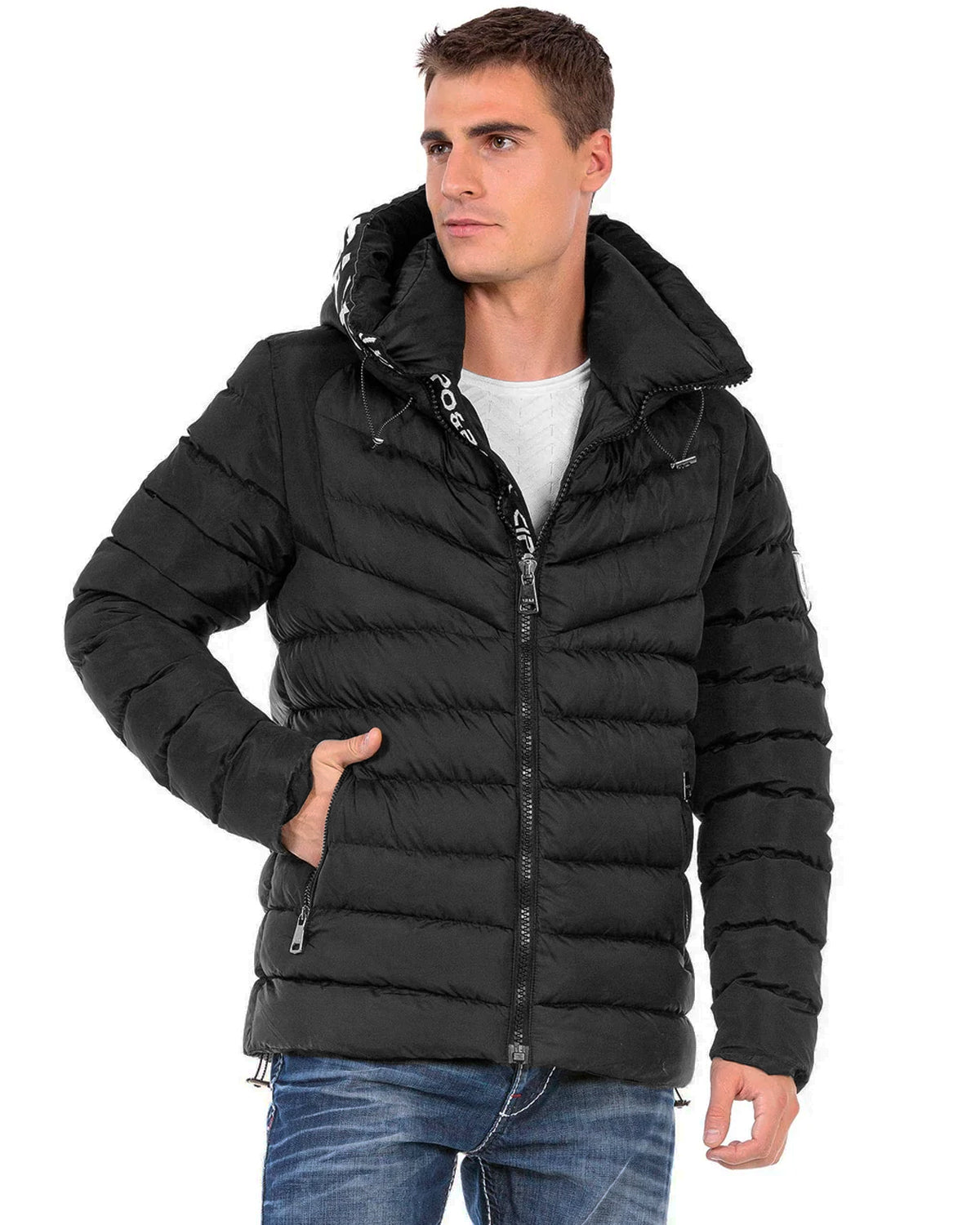 Cipo & Baxx CM185 Aron talvitakki - Musta