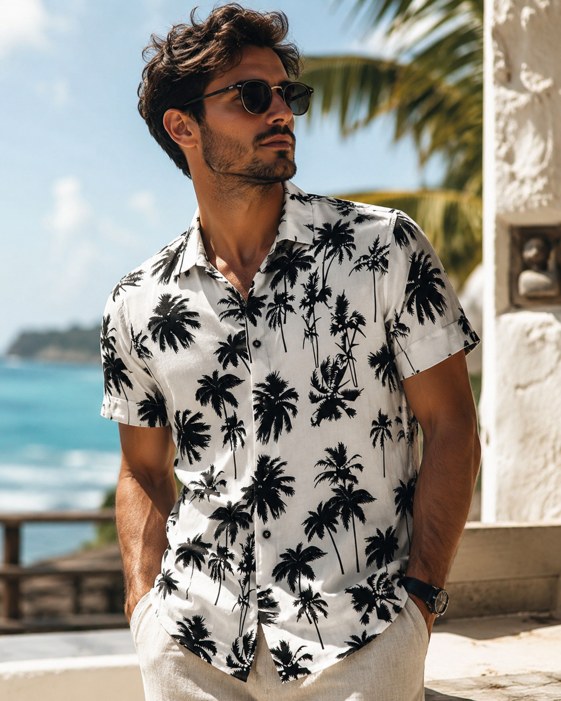 Palms shirt - Black