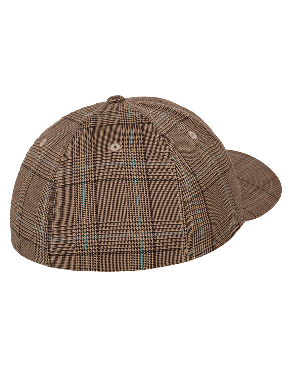 FLEXFIT Flexfit Glen Check lippis - Ruskea/Khaki