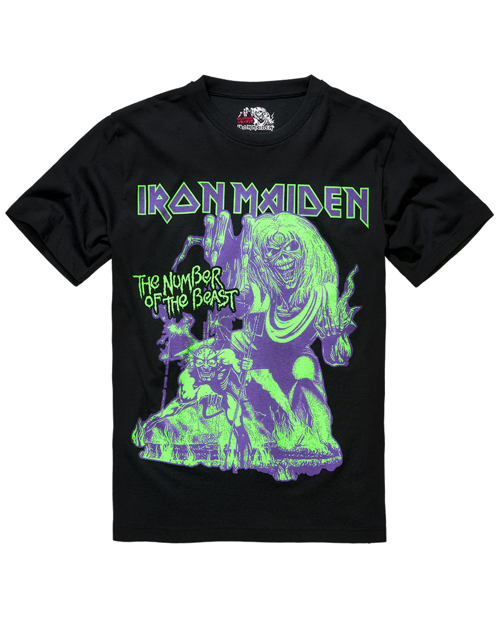 Miesten musta t-paita Iron maiden Number of the beast