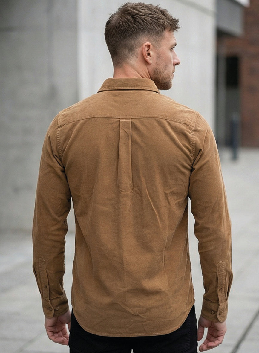 MZ72 Brand Dustin kauluspaita - kameli