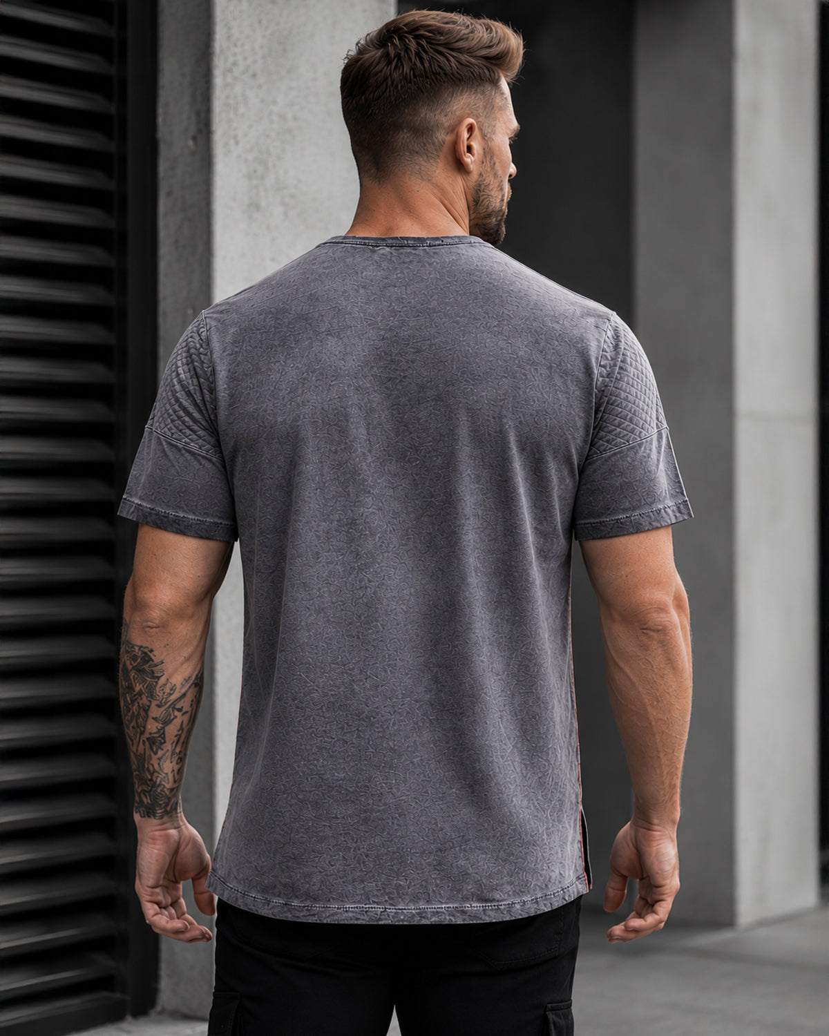 Barry t-shirt - Mörkgrå