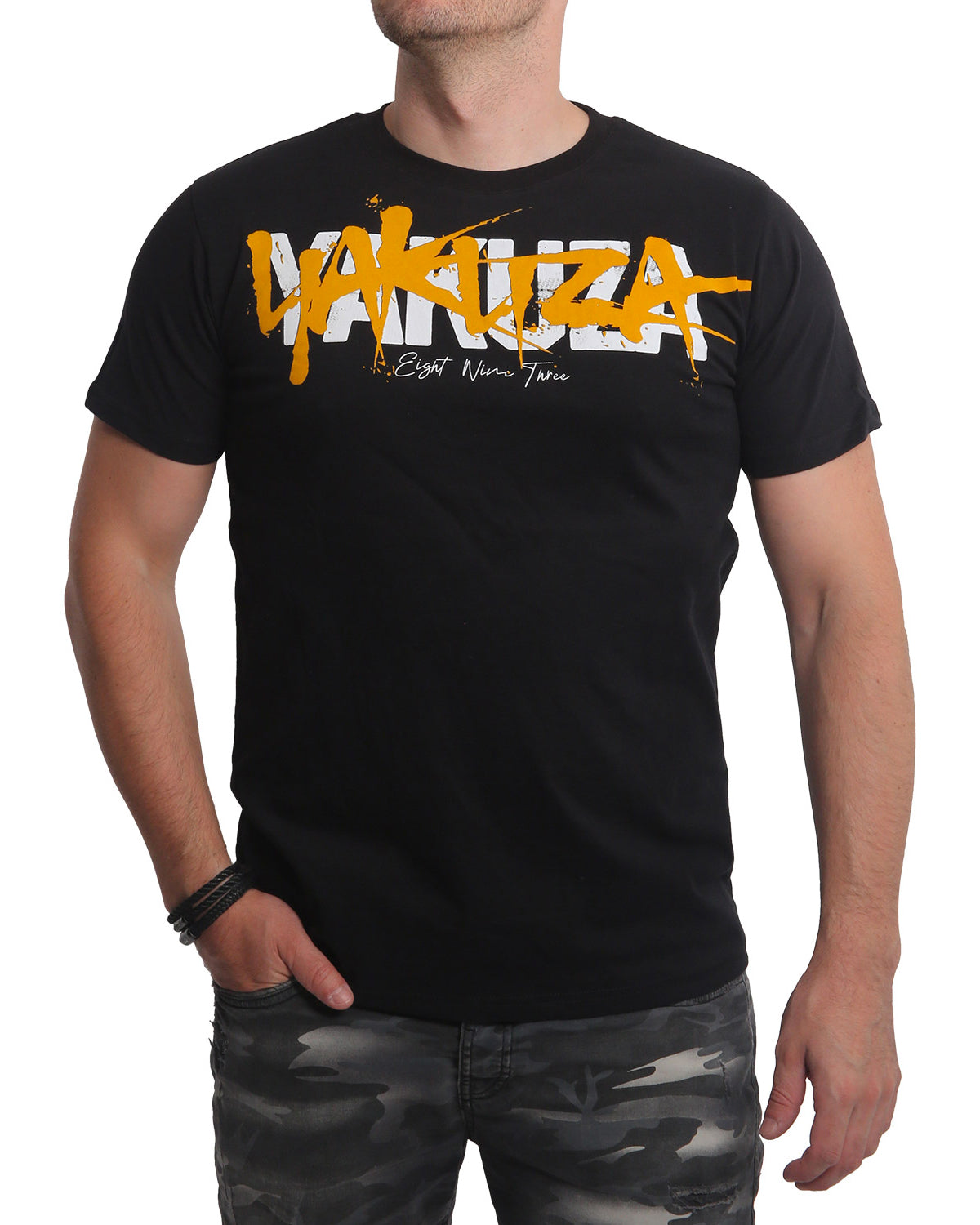 Yakuza Ink Shouting t-paita - Musta