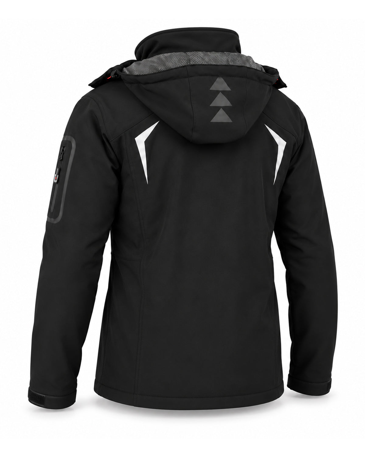 Tambour-taco softshell jacket - Black/Black