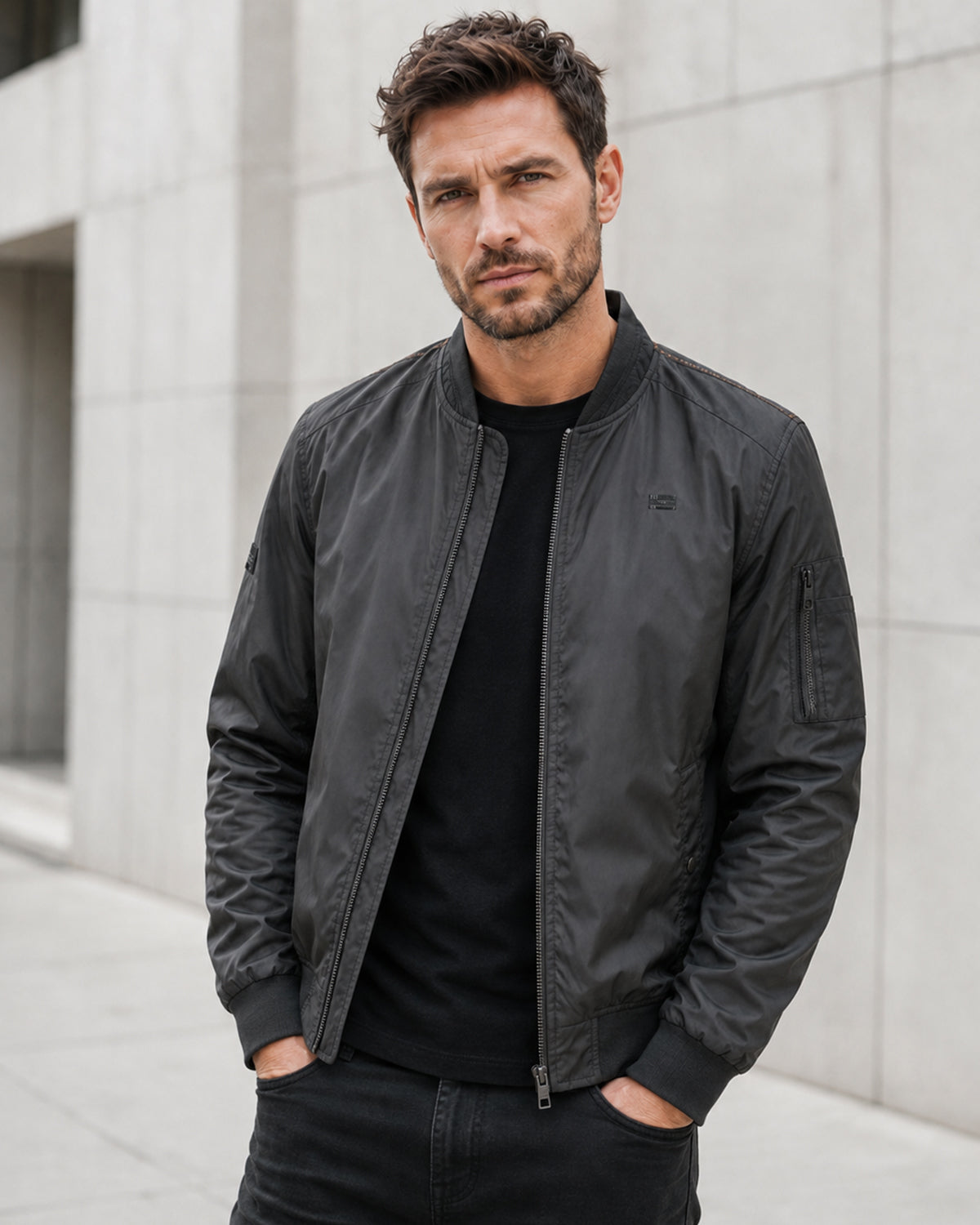 Broto mid season jacket – Black