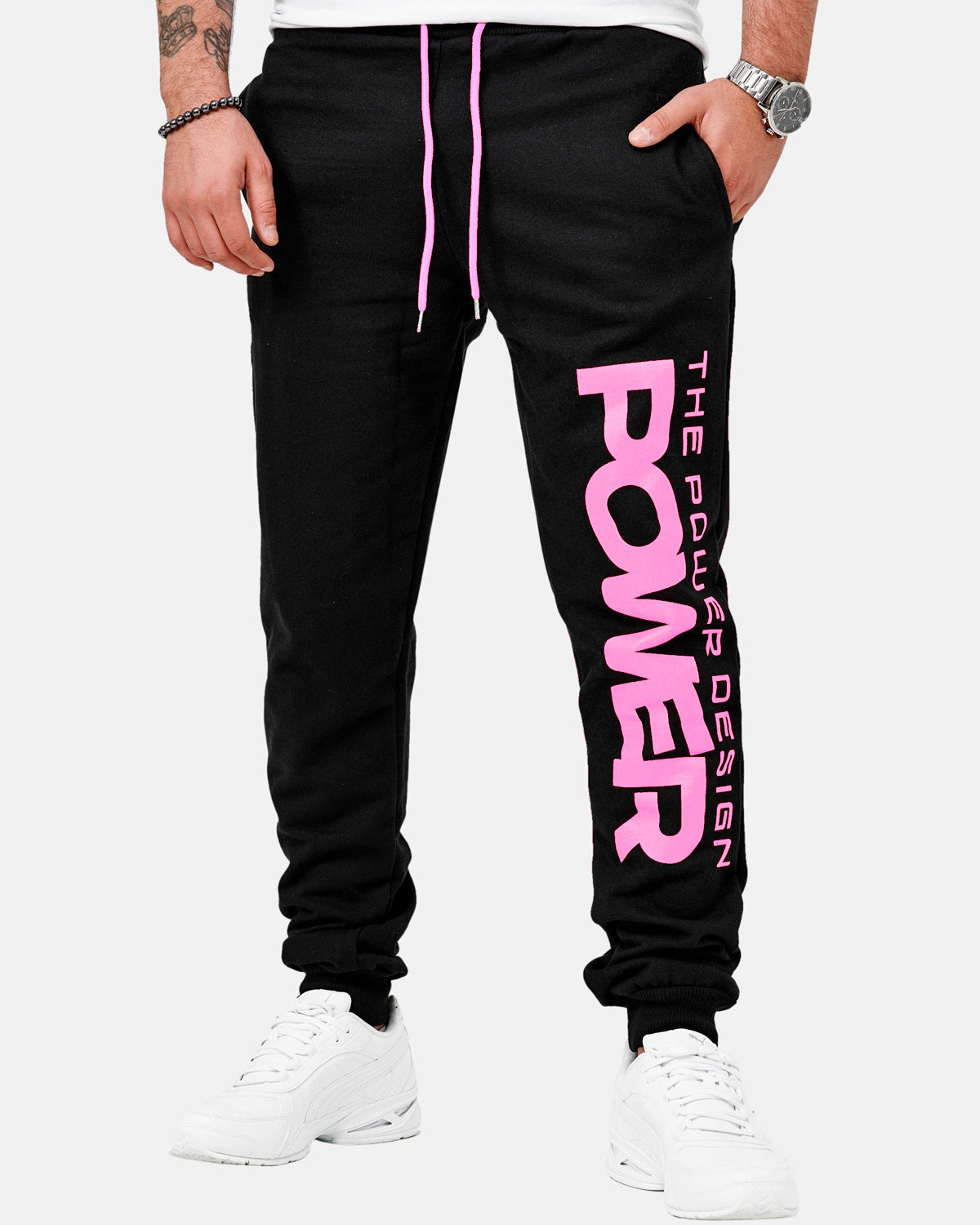 Men\'s black sweatpants Power OneRedox