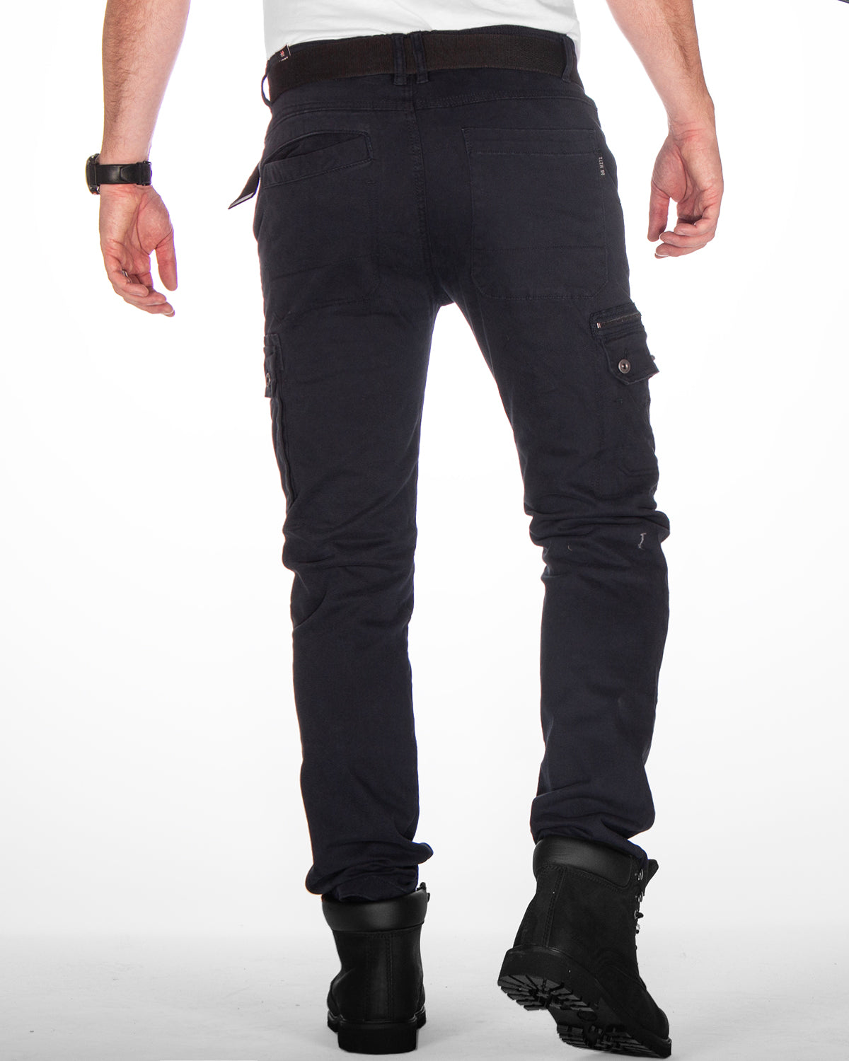 MZ72 Brand Eclair reisitaskuhousut - Tummansininen