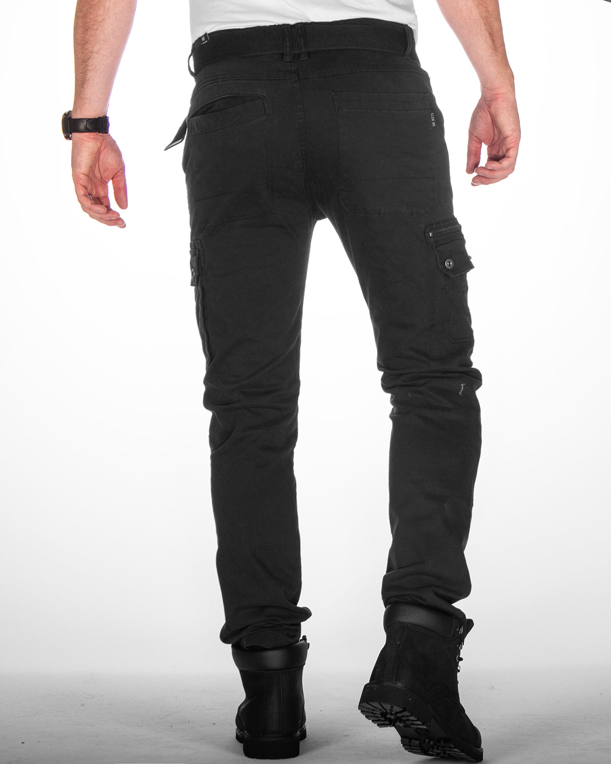 MZ72 Brand Eclair reisitaskuhousut - Musta