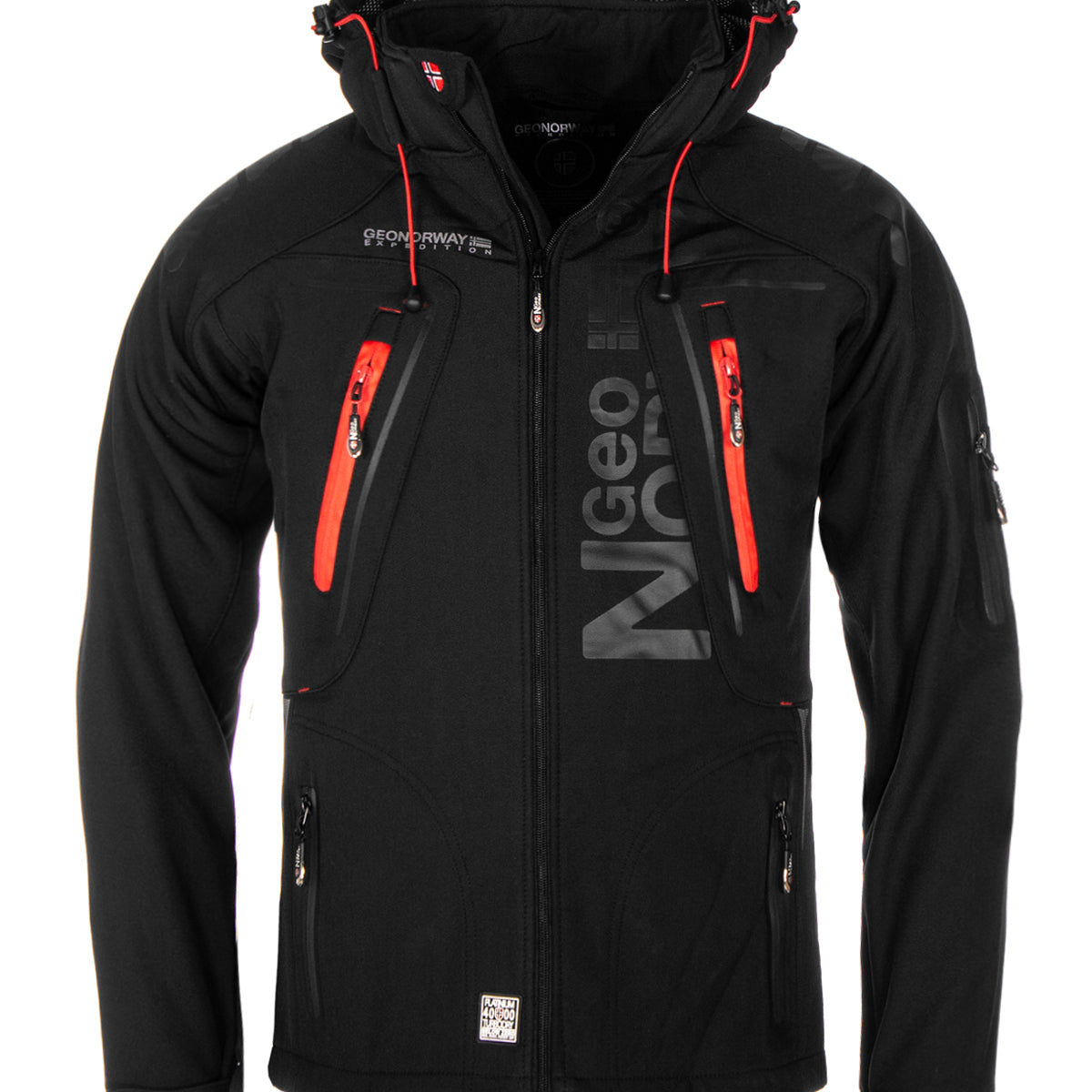 Softshell jacket Geographical Norway, black