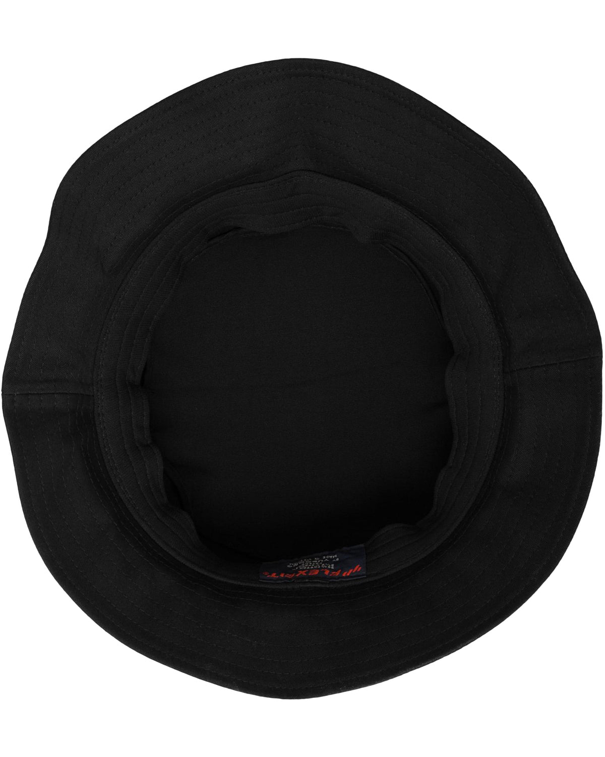 FLEXFIT Cotton twill bucket hat - Musta